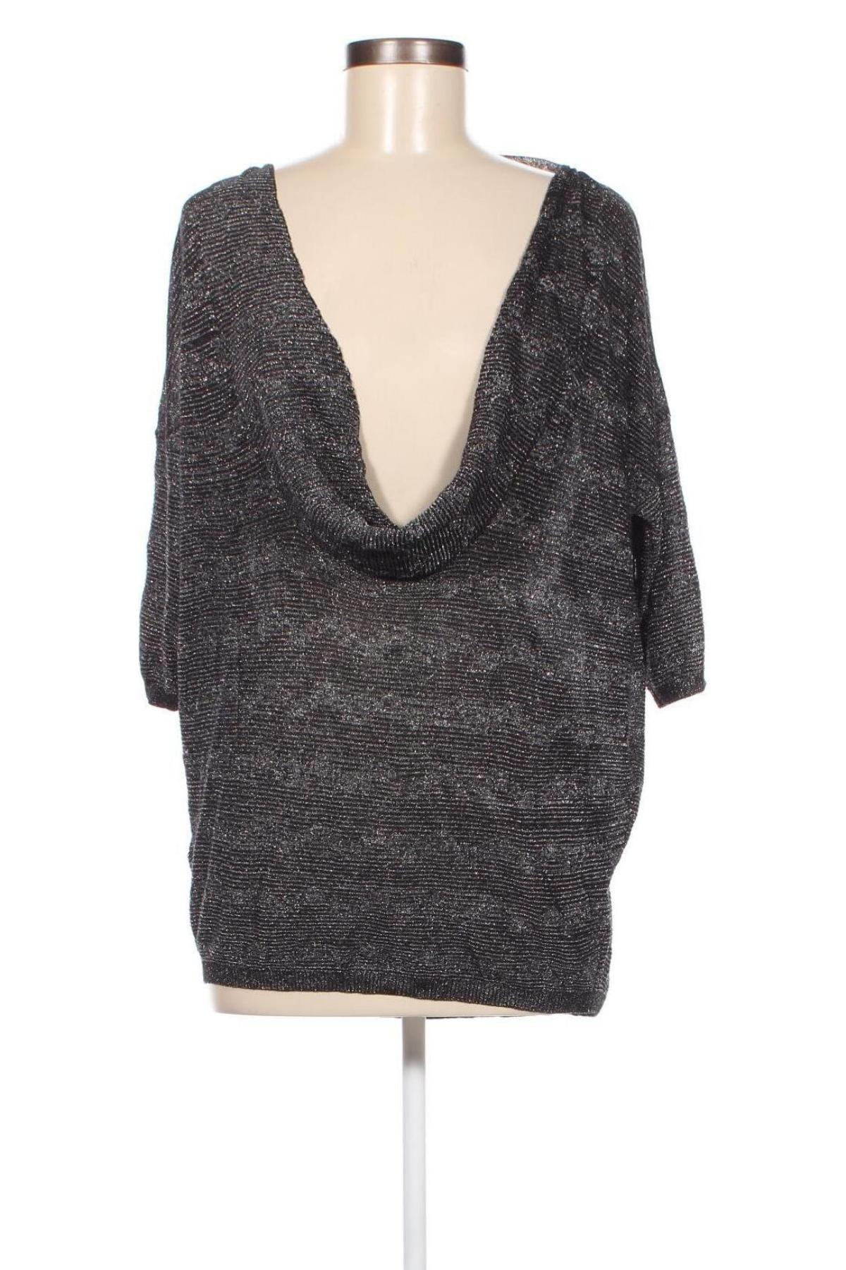 Γυναικείο πουλόβερ Amisu, Μέγεθος XL, Χρώμα Ασημί, Τιμή 5,38 €