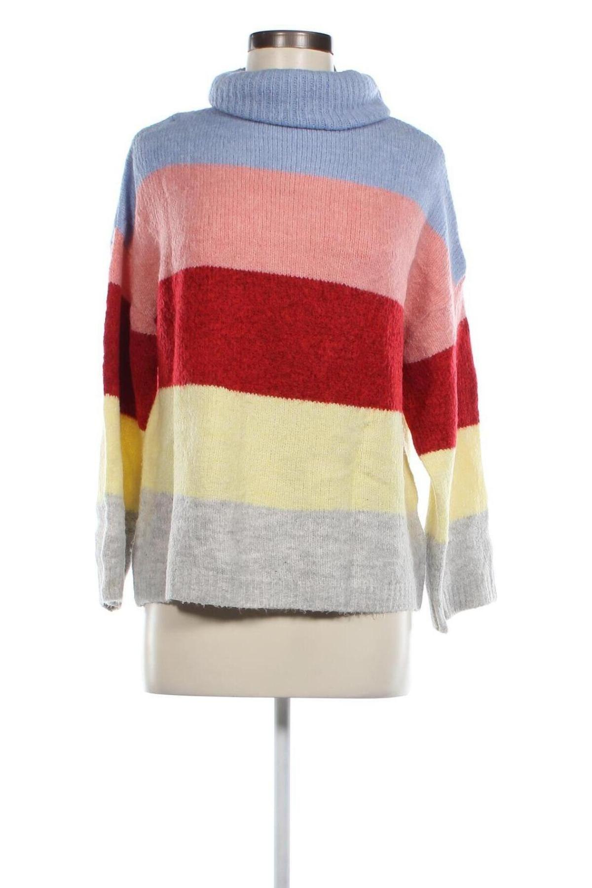 Дамски пуловер Amisu, Размер M, Цвят Многоцветен, Цена 6,38 лв.