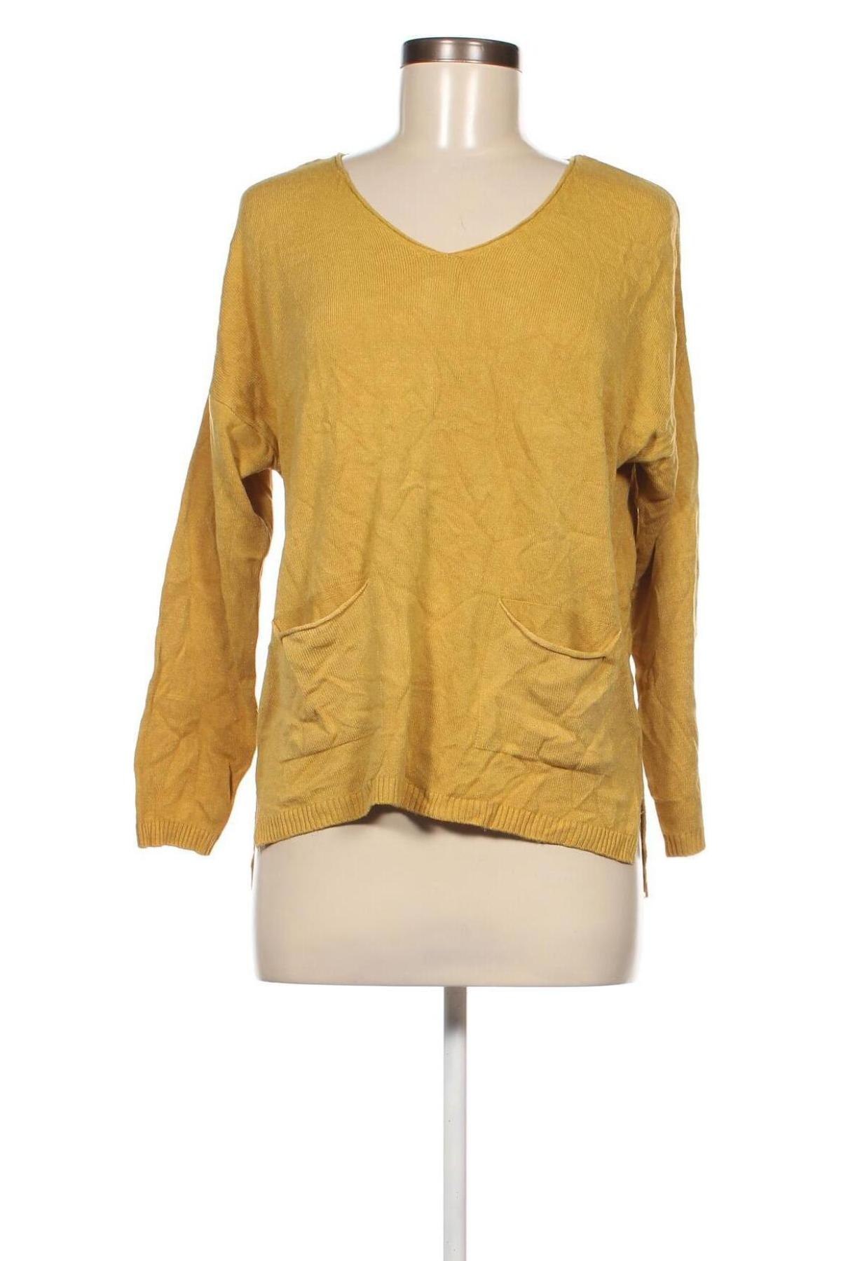 Damenpullover Anouk, Größe M, Farbe Gelb, Preis 2,67 €