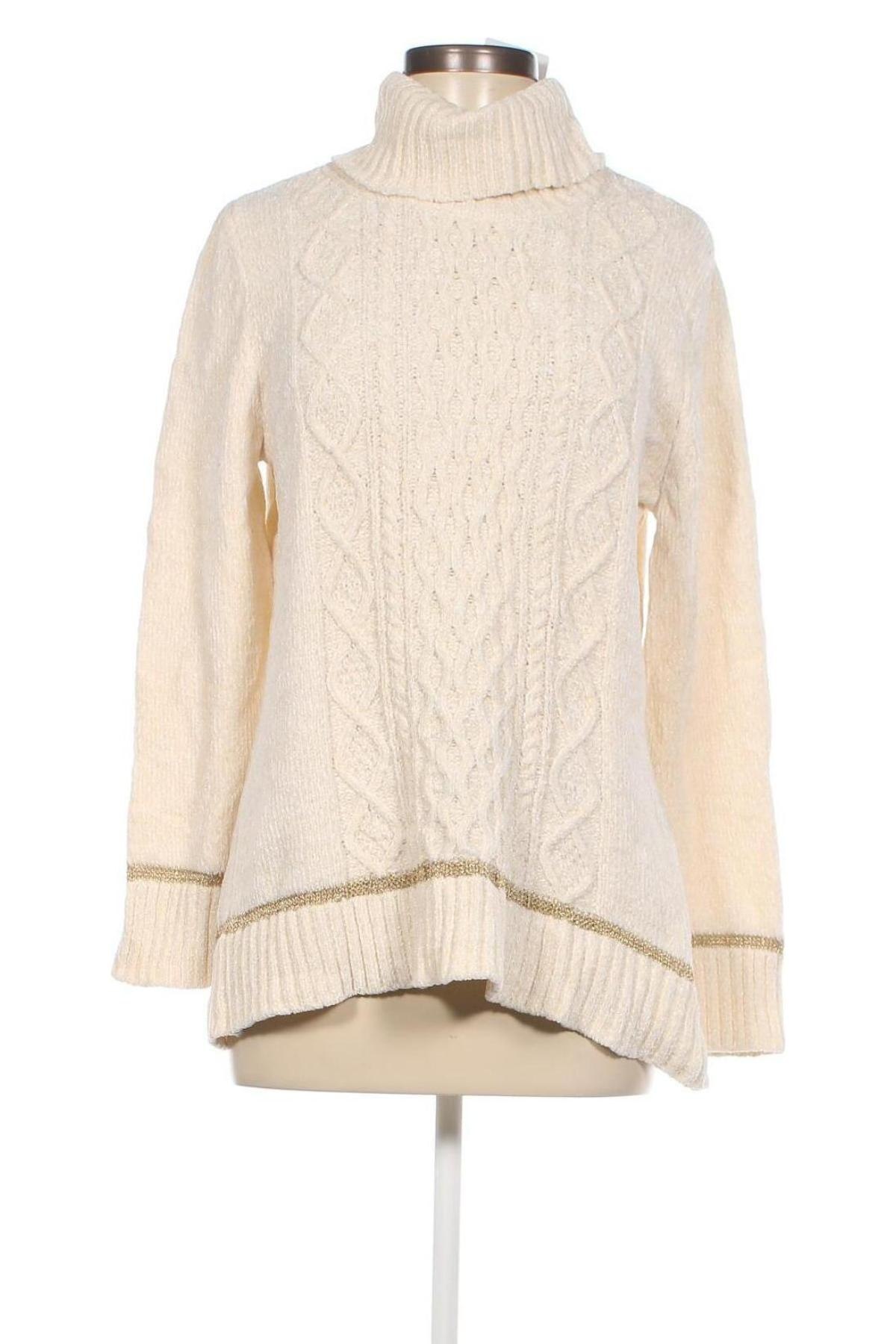 Γυναικείο πουλόβερ Atlas For Women, Μέγεθος M, Χρώμα  Μπέζ, Τιμή 5,38 €
