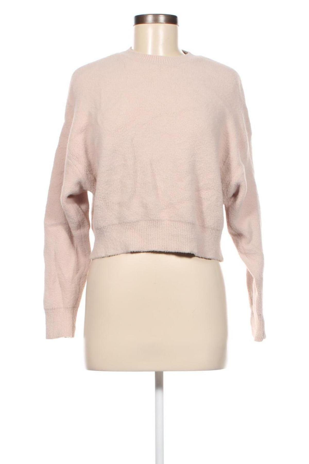 Damenpullover Bershka, Größe L, Farbe Beige, Preis € 2,62