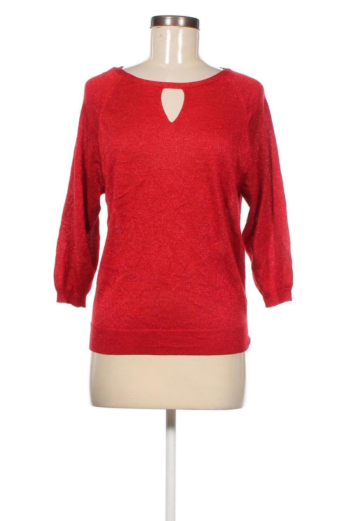 Γυναικείο πουλόβερ Camaieu, Μέγεθος S, Χρώμα Κόκκινο, Τιμή 2,69 €