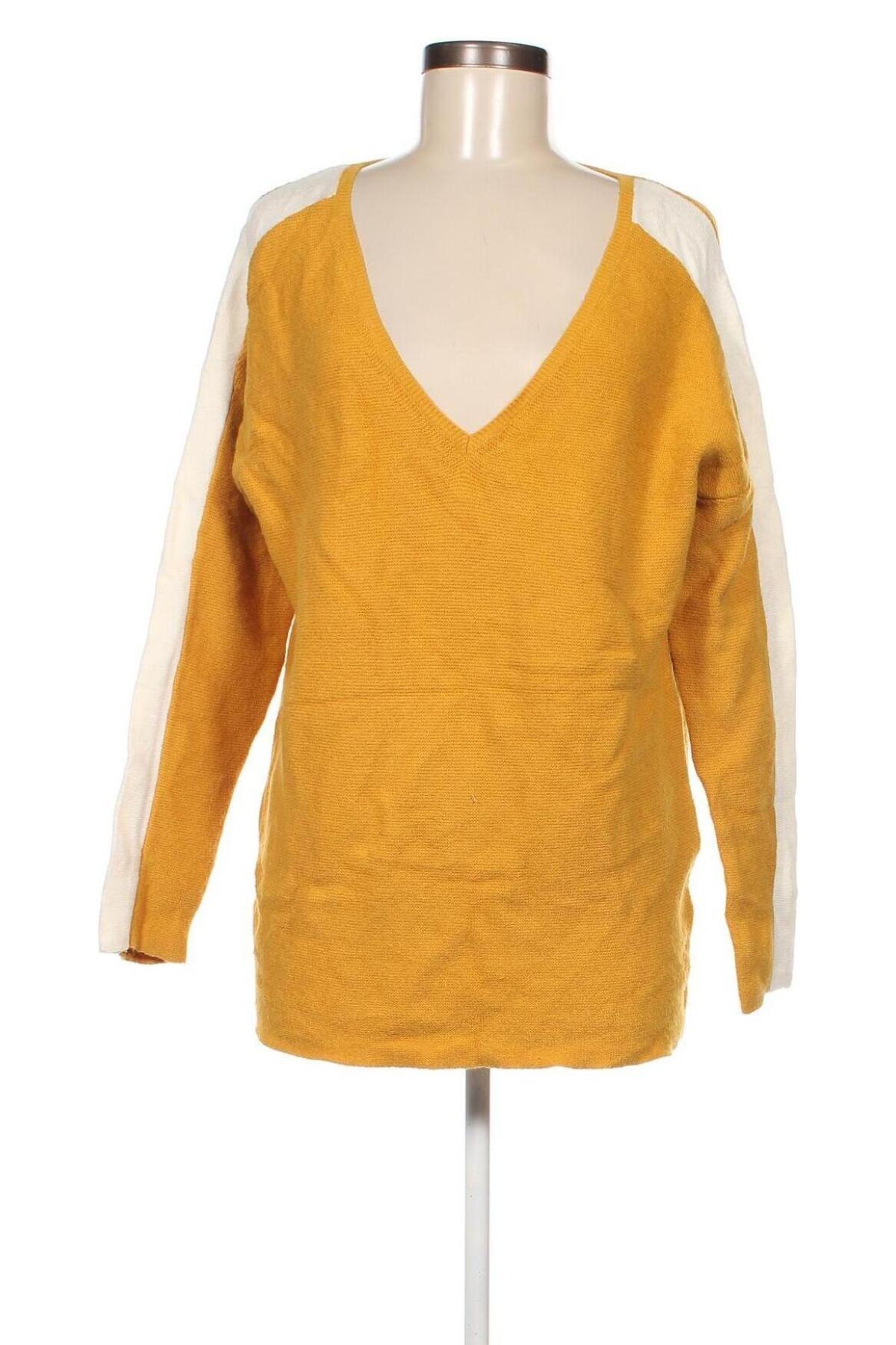 Damenpullover Camaieu, Größe M, Farbe Gelb, Preis 2,83 €