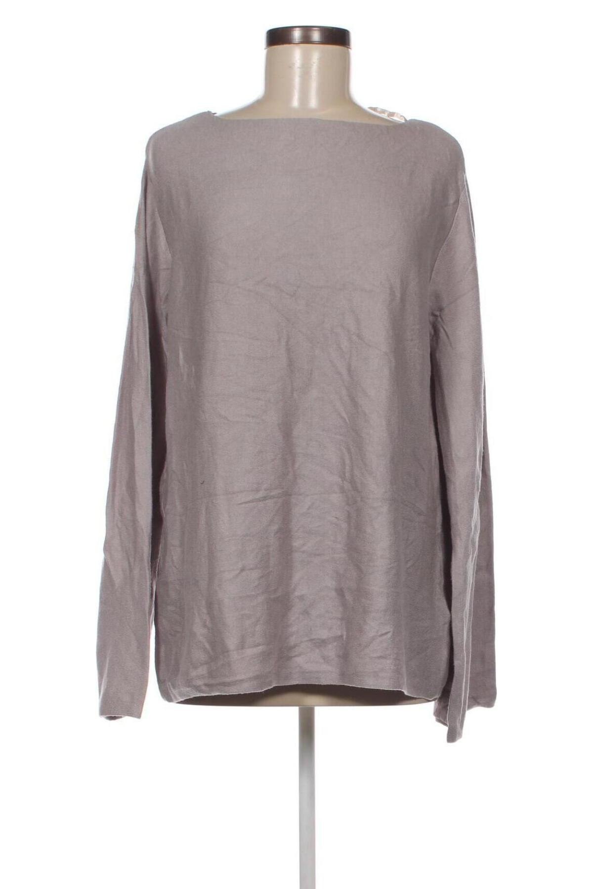 Γυναικείο πουλόβερ Colours Of The World, Μέγεθος L, Χρώμα Γκρί, Τιμή 4,49 €