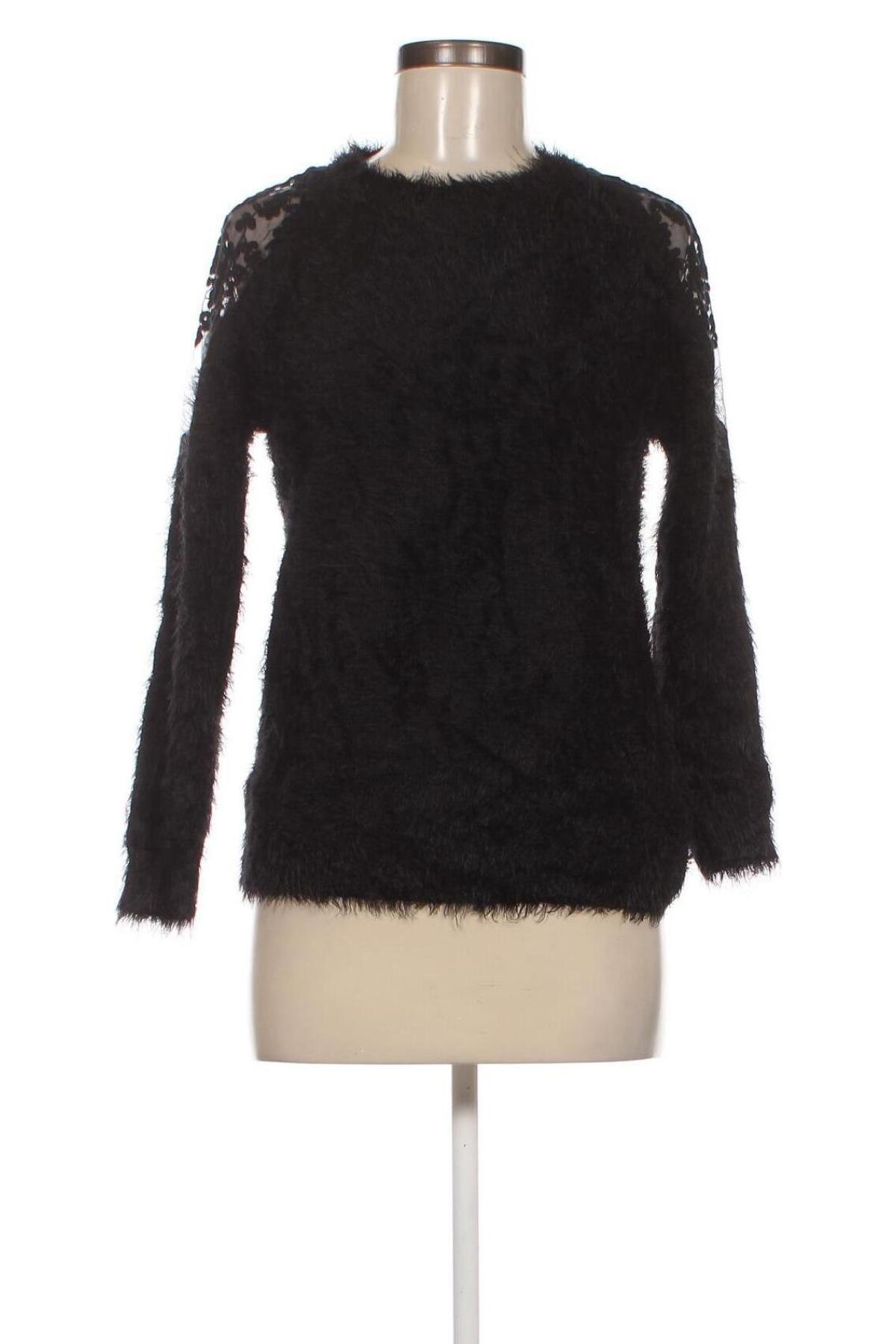 Дамски пуловер Derhy, Размер S, Цвят Черен, Цена 13,20 лв.