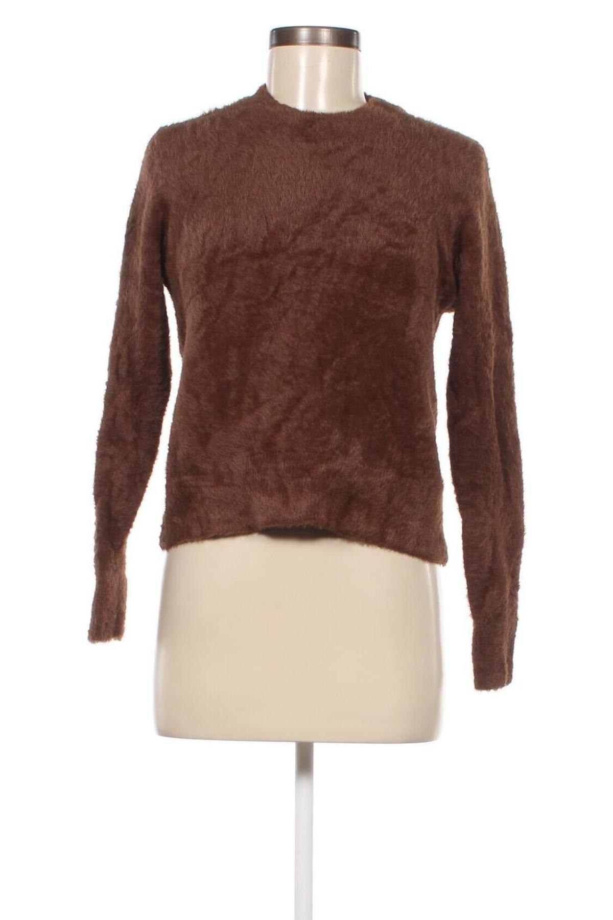 Дамски пуловер Fb Sister, Размер XS, Цвят Кафяв, Цена 5,22 лв.