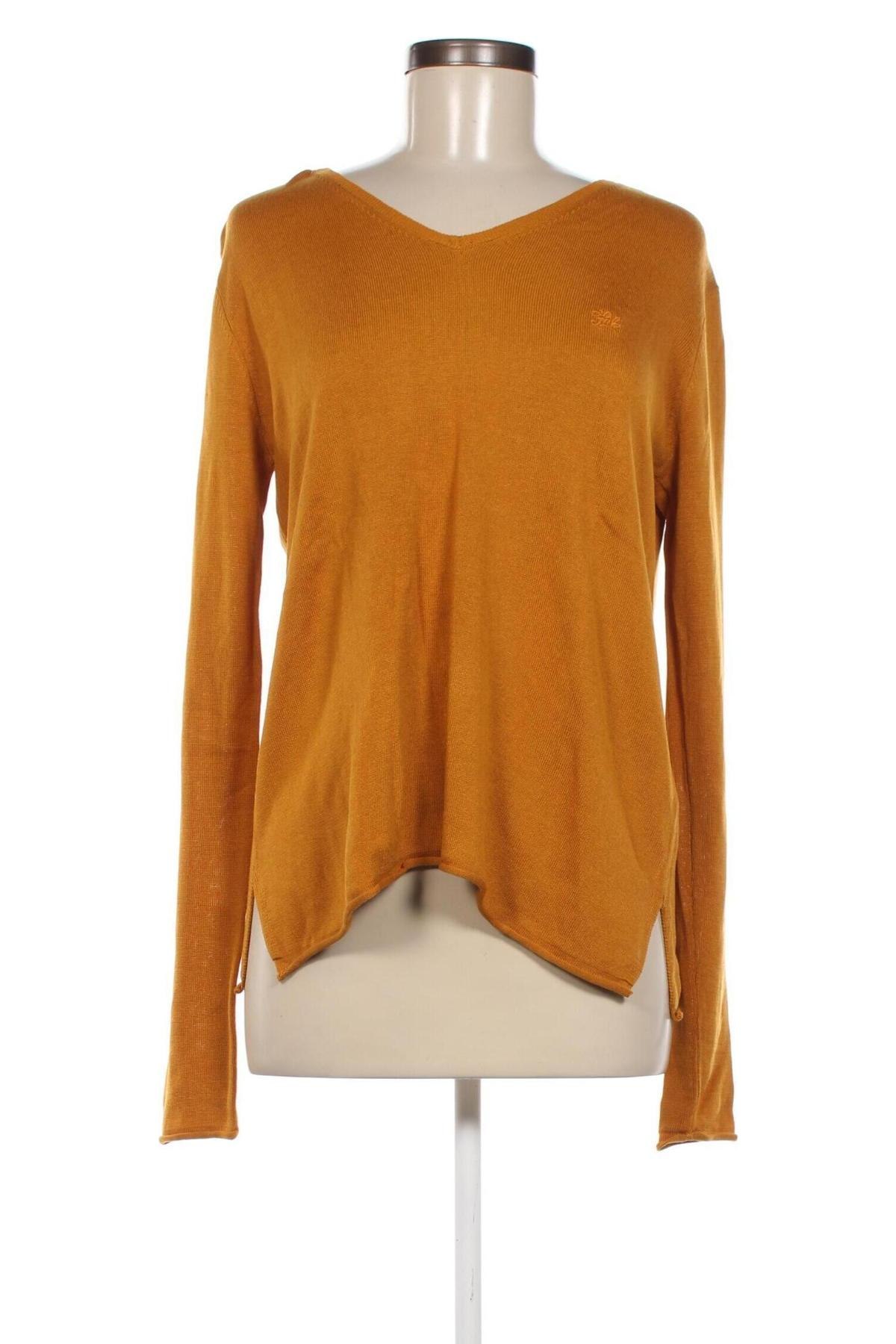 Дамски пуловер Funky Buddha, Размер S, Цвят Кафяв, Цена 21,75 лв.