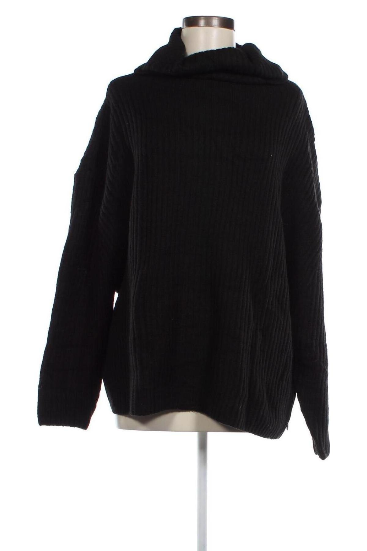 Дамски пуловер Gina, Размер M, Цвят Черен, Цена 8,70 лв.