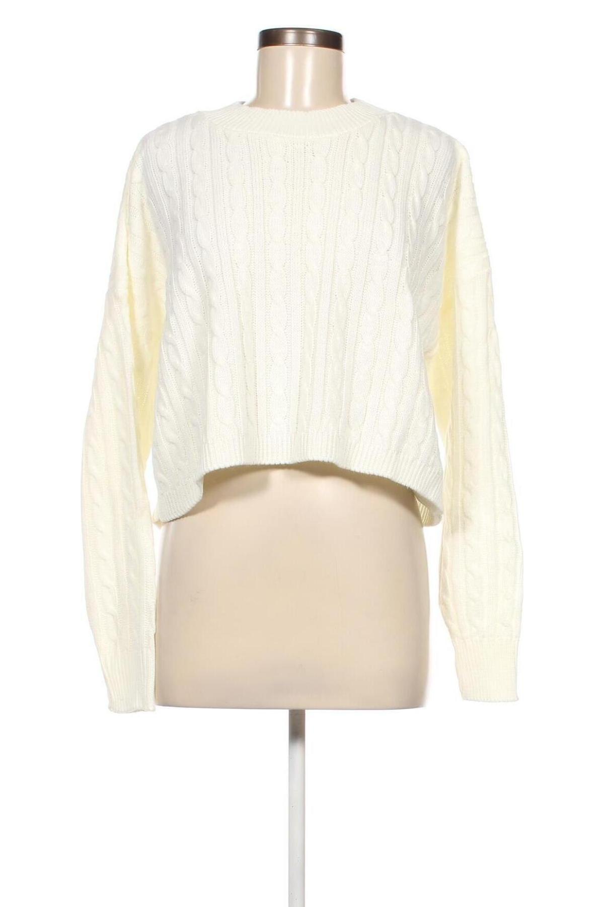 Γυναικείο πουλόβερ Glamorous, Μέγεθος XL, Χρώμα Εκρού, Τιμή 13,46 €