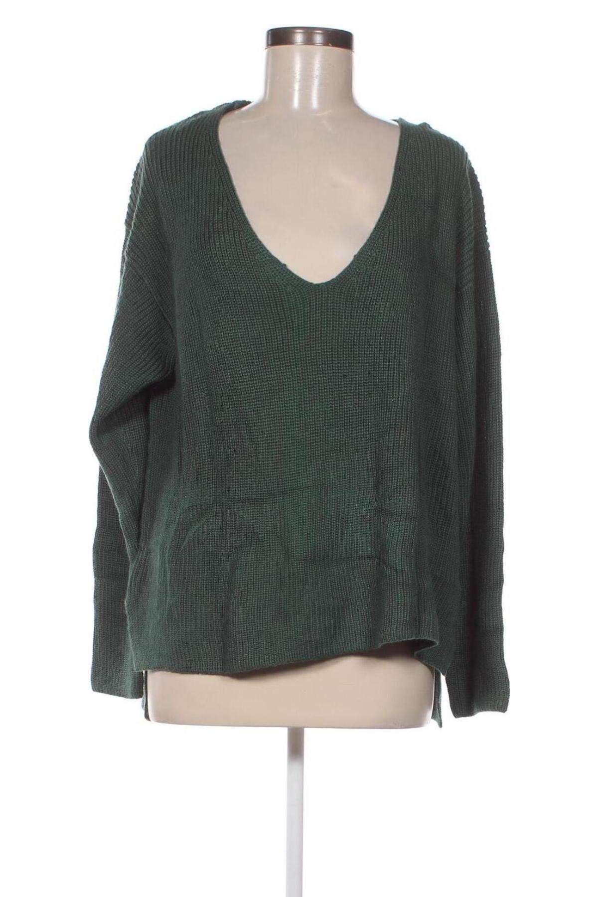 Γυναικείο πουλόβερ H&M, Μέγεθος L, Χρώμα Πράσινο, Τιμή 3,59 €