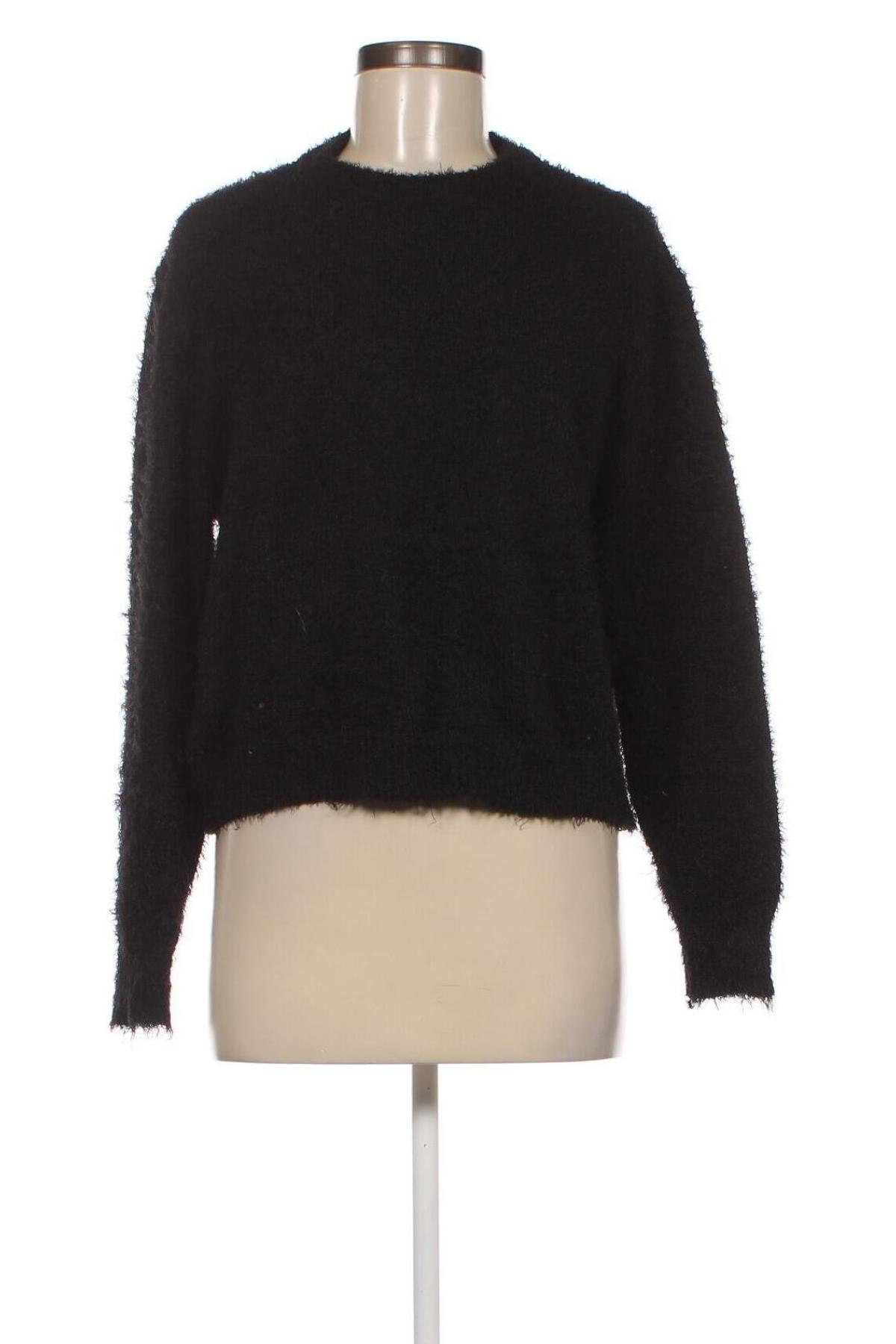 Дамски пуловер H&M Divided, Размер L, Цвят Черен, Цена 5,51 лв.