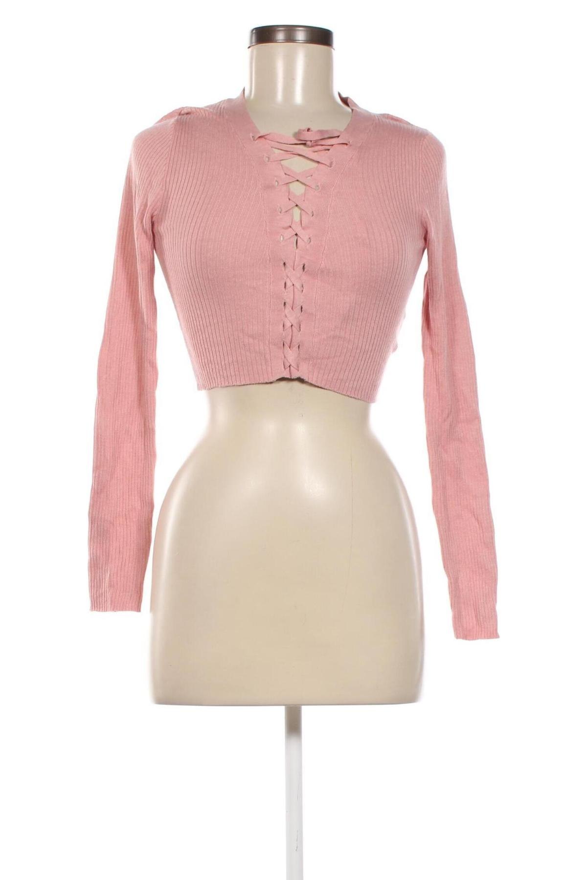 Дамски пуловер H&M Divided, Размер XS, Цвят Розов, Цена 4,93 лв.