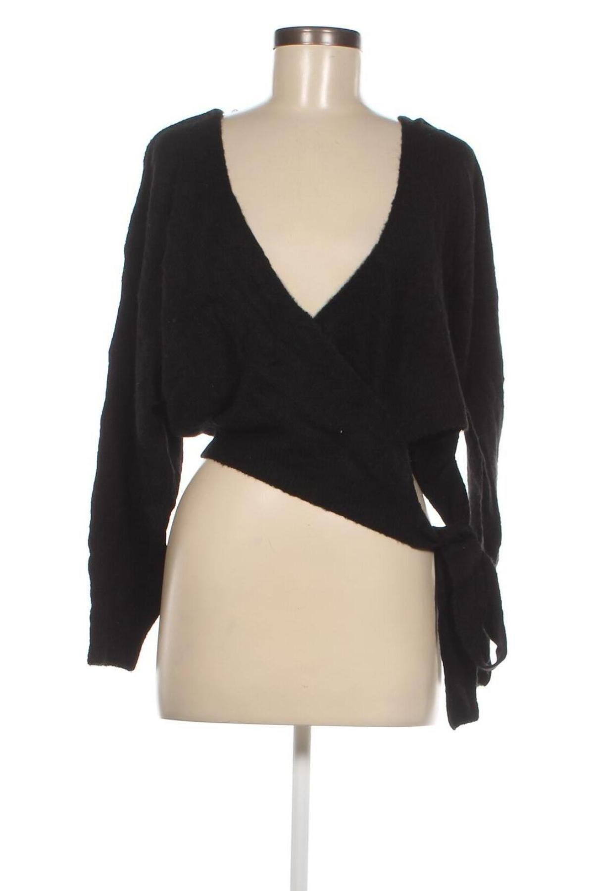 Дамски пуловер H&M Divided, Размер M, Цвят Черен, Цена 4,93 лв.