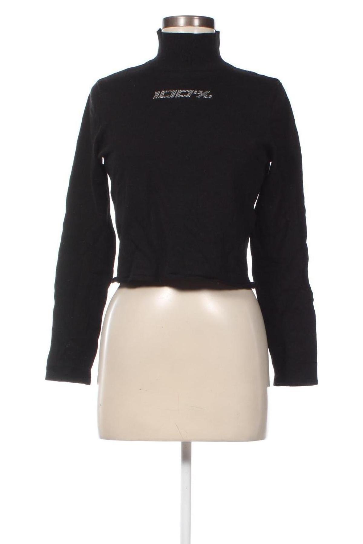 Дамски пуловер H&M Divided, Размер L, Цвят Черен, Цена 29,00 лв.