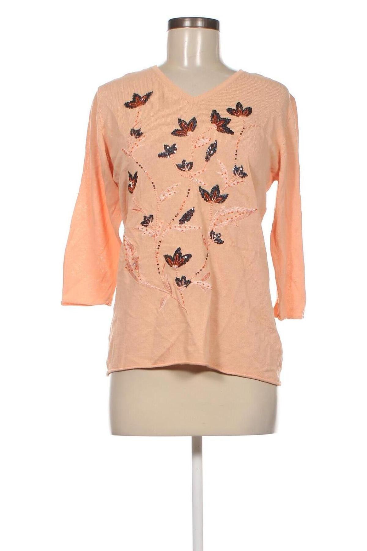 Γυναικείο πουλόβερ Hucke, Μέγεθος M, Χρώμα Πορτοκαλί, Τιμή 4,49 €