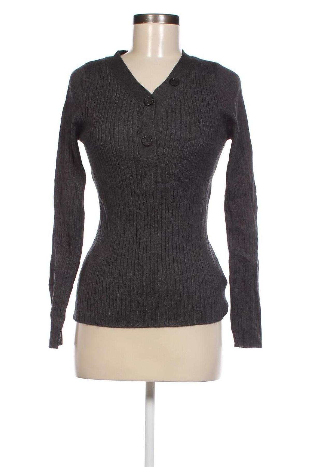 Γυναικείο πουλόβερ Jean Pascale, Μέγεθος M, Χρώμα Γκρί, Τιμή 3,41 €
