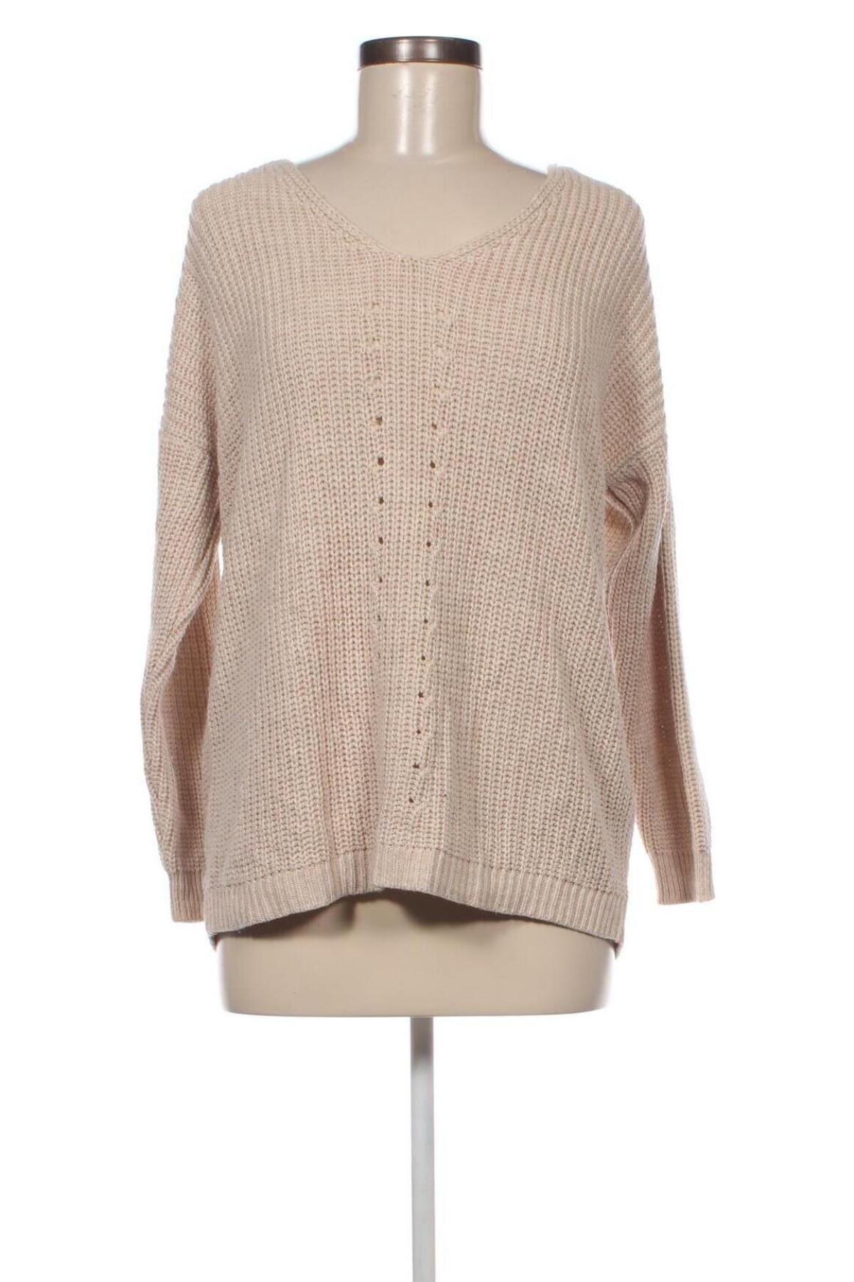 Damenpullover LC Waikiki, Größe M, Farbe Beige, Preis € 2,62