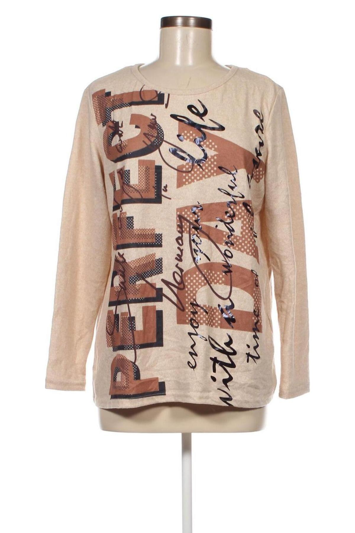 Γυναικείο πουλόβερ Laura Torelli, Μέγεθος M, Χρώμα  Μπέζ, Τιμή 2,51 €