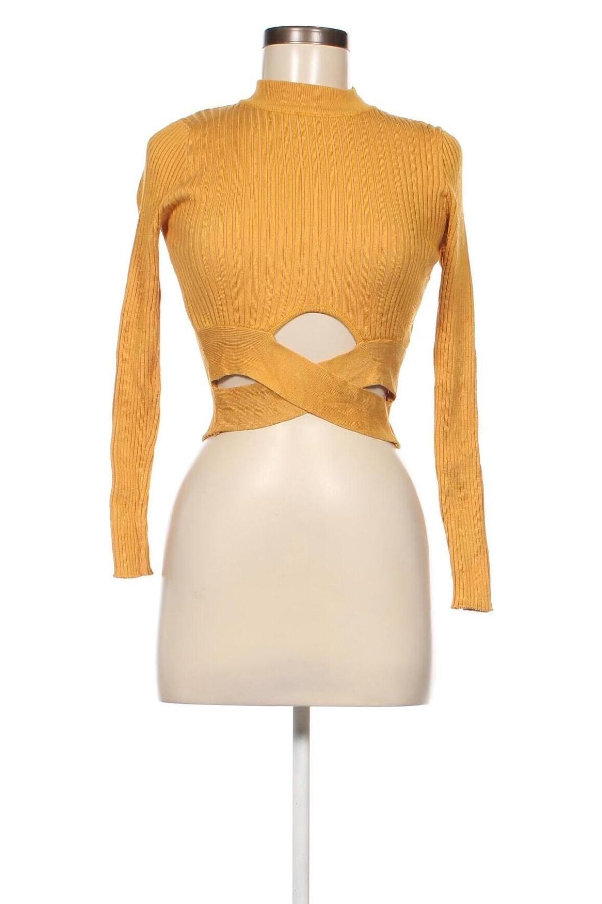 Дамски пуловер Mc Lorene, Размер S, Цвят Жълт, Цена 8,70 лв.