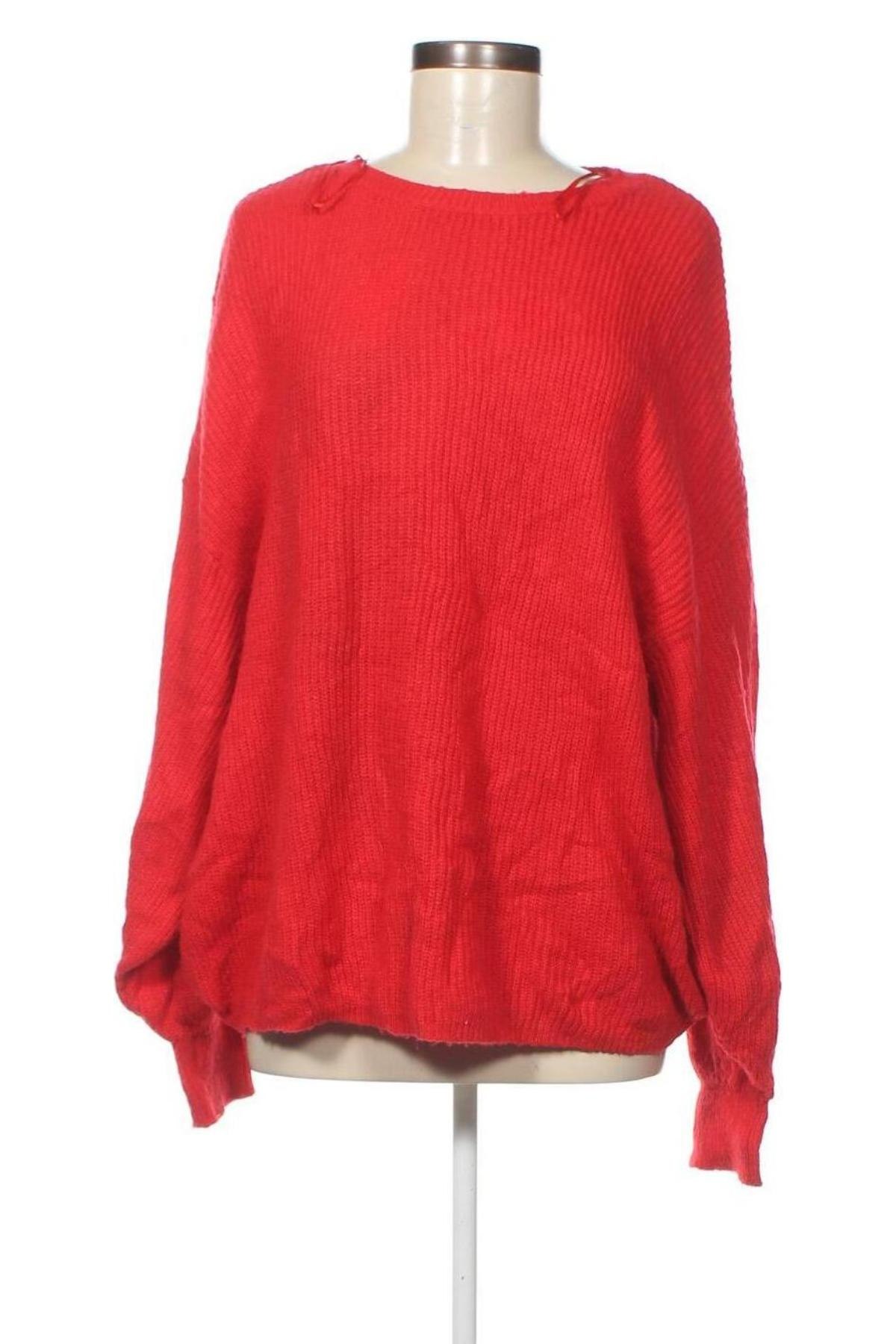 Pulover de femei Pimkie, Mărime M, Culoare Roșu, Preț 12,40 Lei