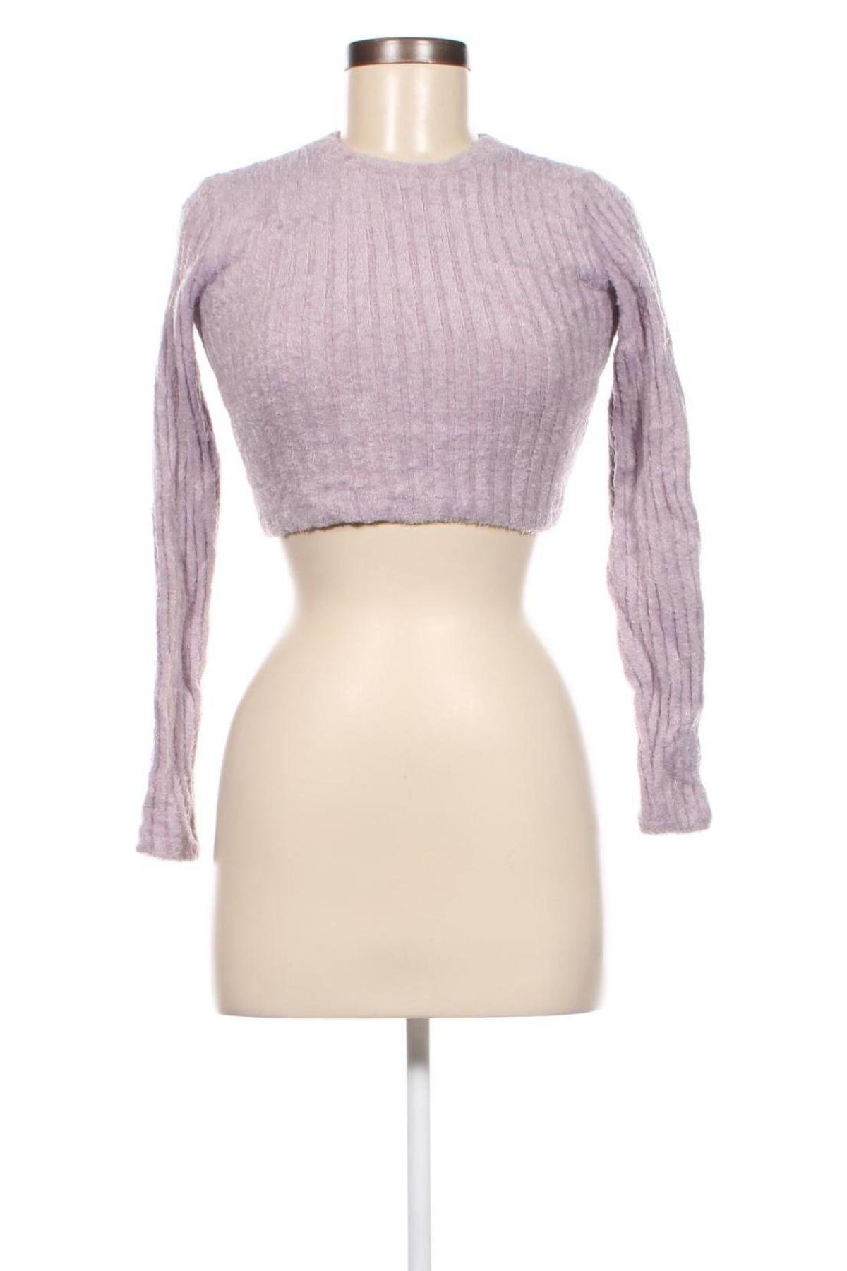 Дамски пуловер Pull&Bear, Размер S, Цвят Лилав, Цена 29,00 лв.