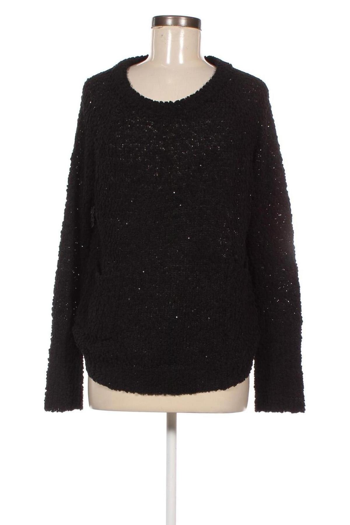 Γυναικείο πουλόβερ Qed London, Μέγεθος L, Χρώμα Μαύρο, Τιμή 5,38 €