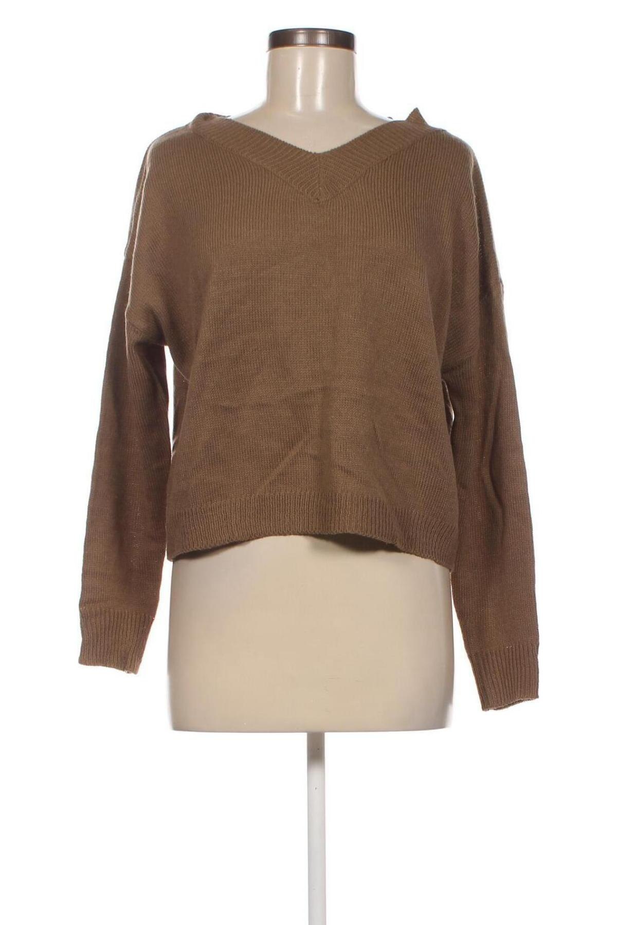 Дамски пуловер SHEIN, Размер S, Цвят Кафяв, Цена 4,93 лв.