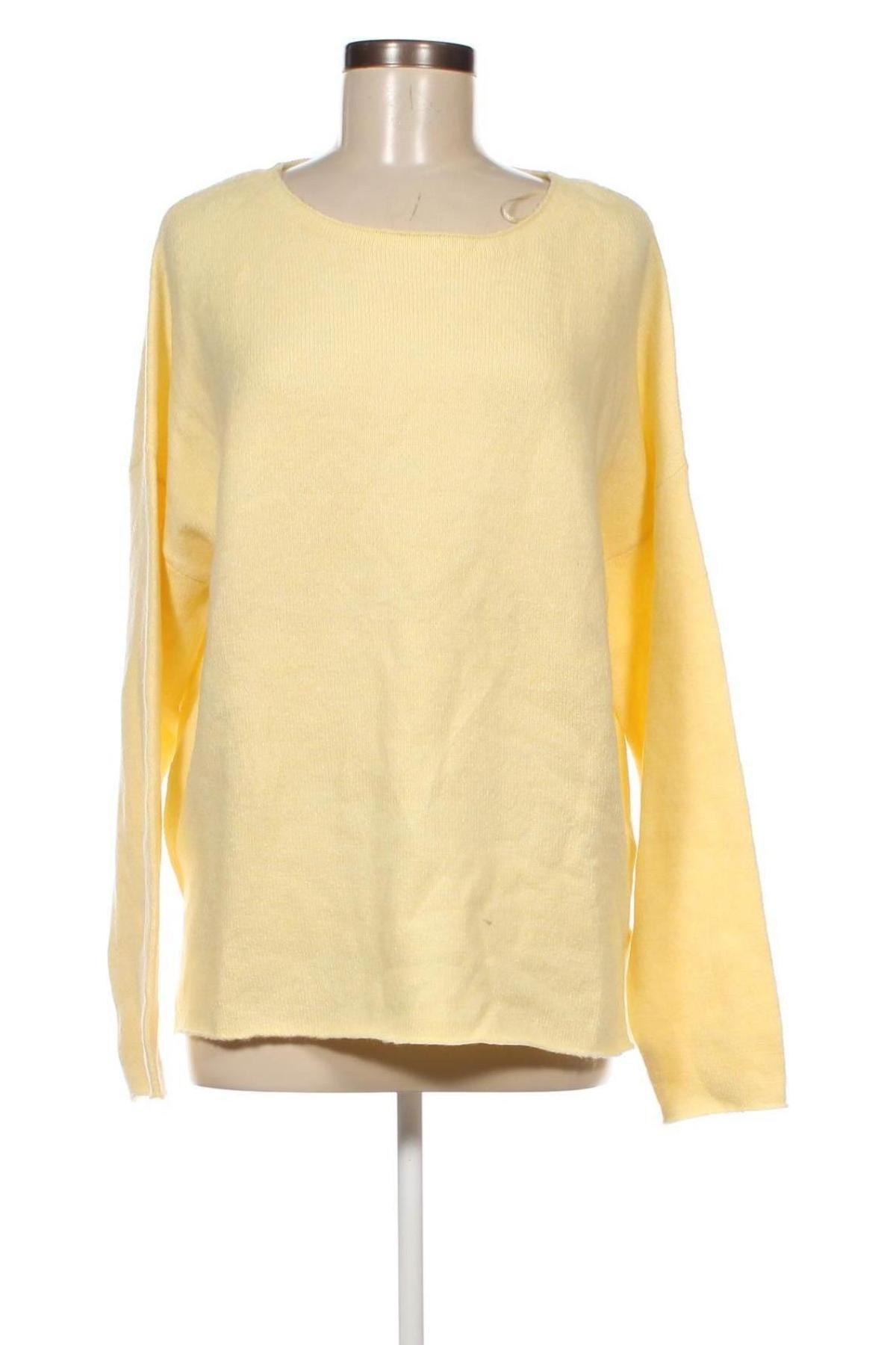 Дамски пуловер Sinsay, Размер XL, Цвят Жълт, Цена 13,80 лв.