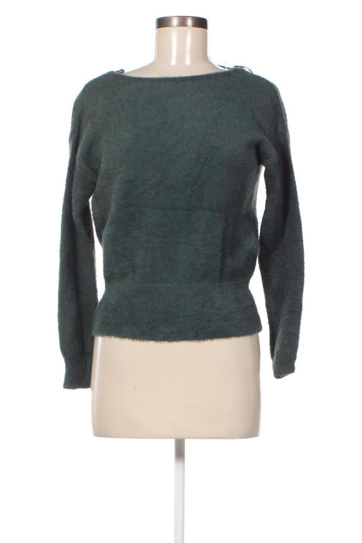 Γυναικείο πουλόβερ Sinsay, Μέγεθος XXS, Χρώμα Πράσινο, Τιμή 7,11 €