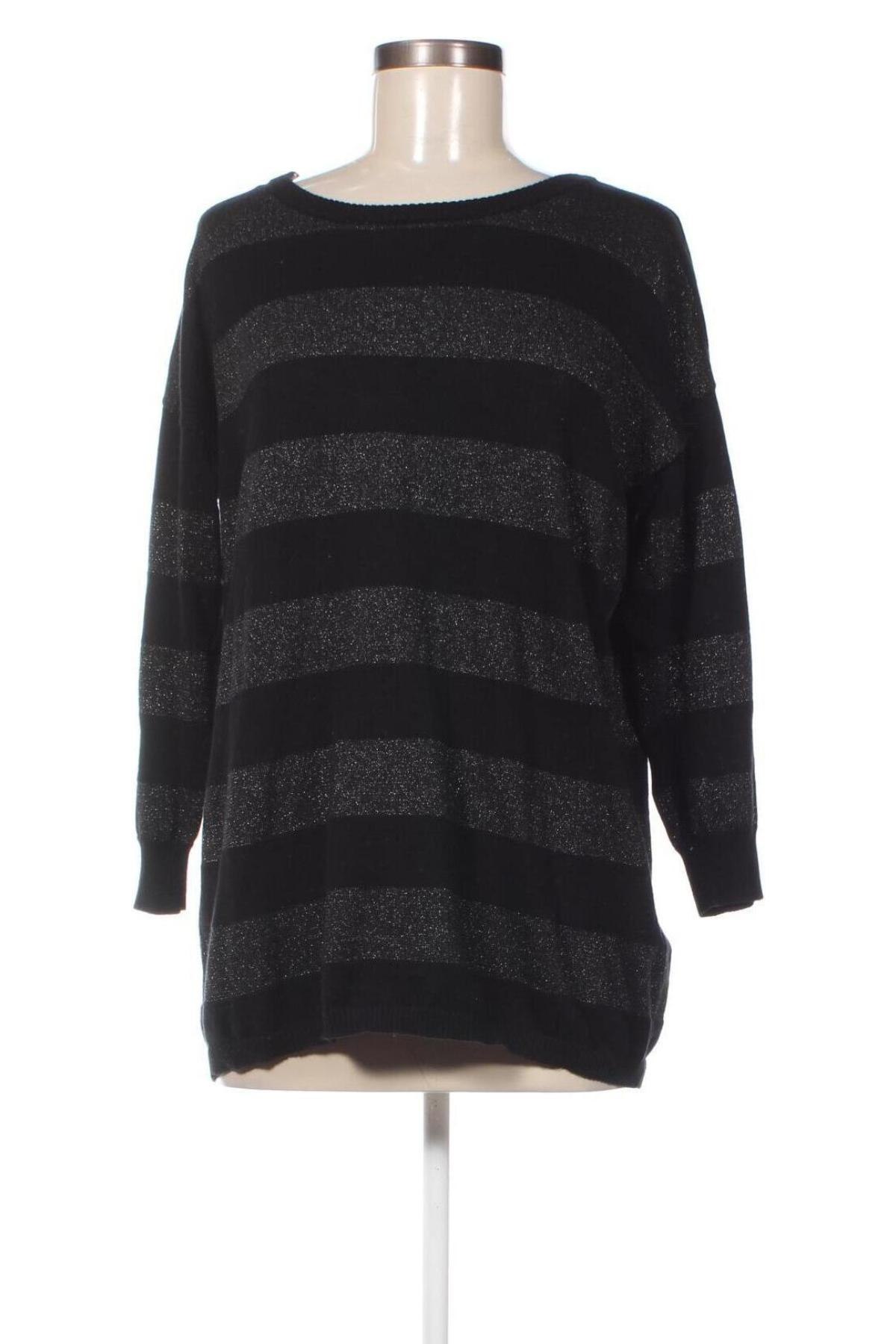 Дамски пуловер Springfield, Размер M, Цвят Черен, Цена 5,28 лв.