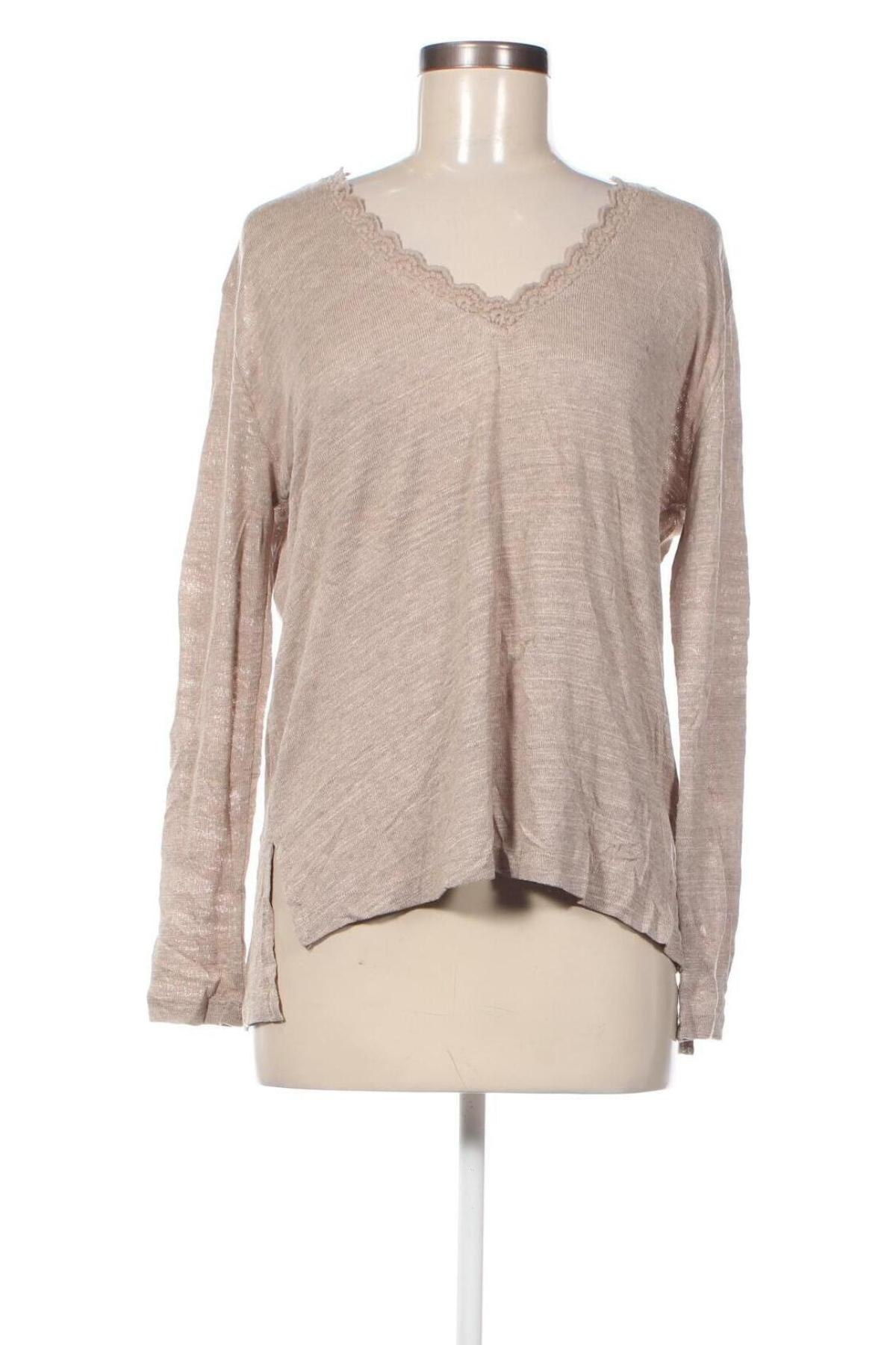 Damenpullover Stradivarius, Größe M, Farbe Beige, Preis € 2,62