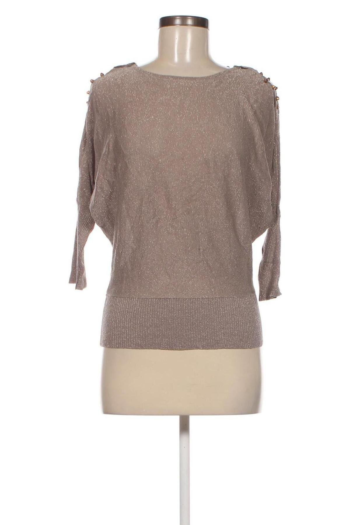 Дамски пуловер Tout Feu Tout Femme, Размер M, Цвят Кафяв, Цена 5,22 лв.