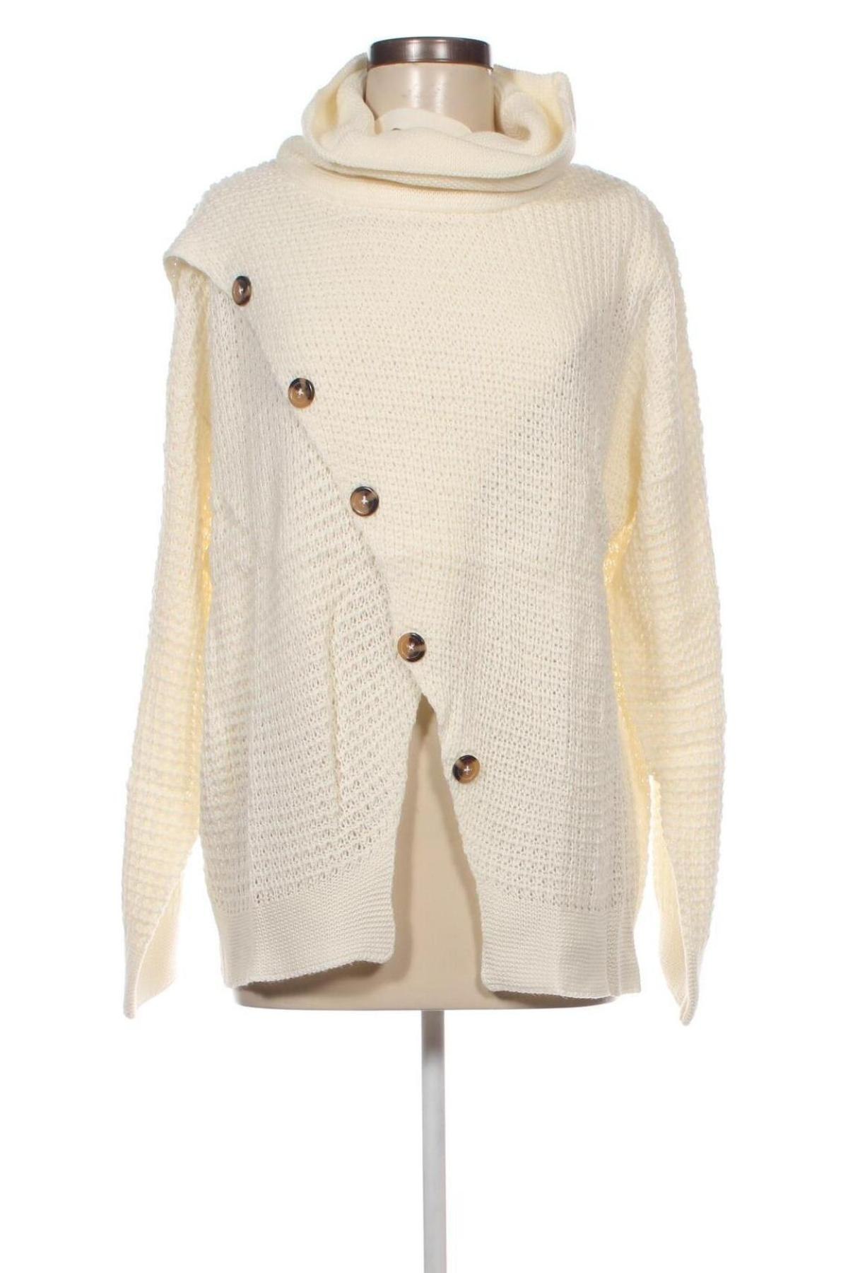 Дамски пуловер Venca, Размер XL, Цвят Бял, Цена 16,56 лв.