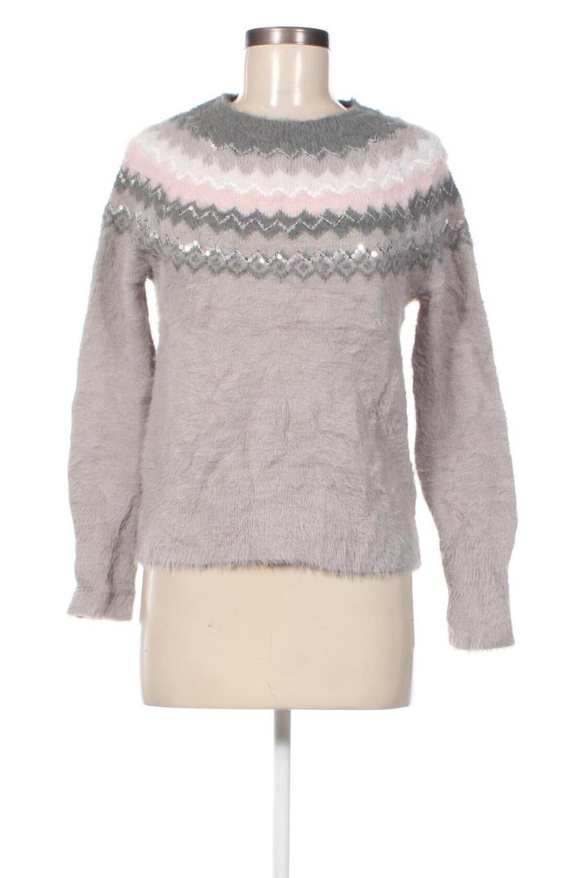 Γυναικείο πουλόβερ Yessica, Μέγεθος S, Χρώμα Γκρί, Τιμή 2,69 €