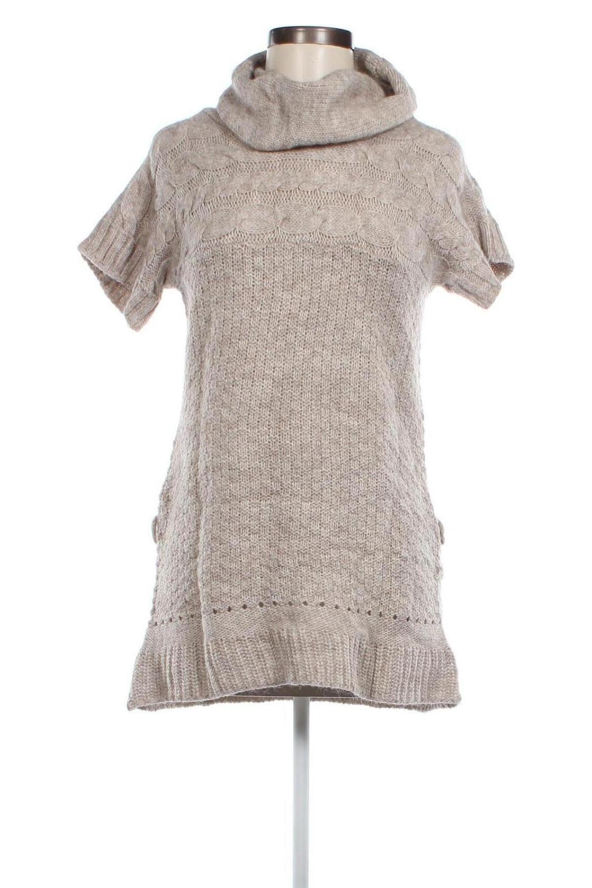 Pulover de femei Zara Knitwear, Mărime M, Culoare Bej, Preț 15,13 Lei
