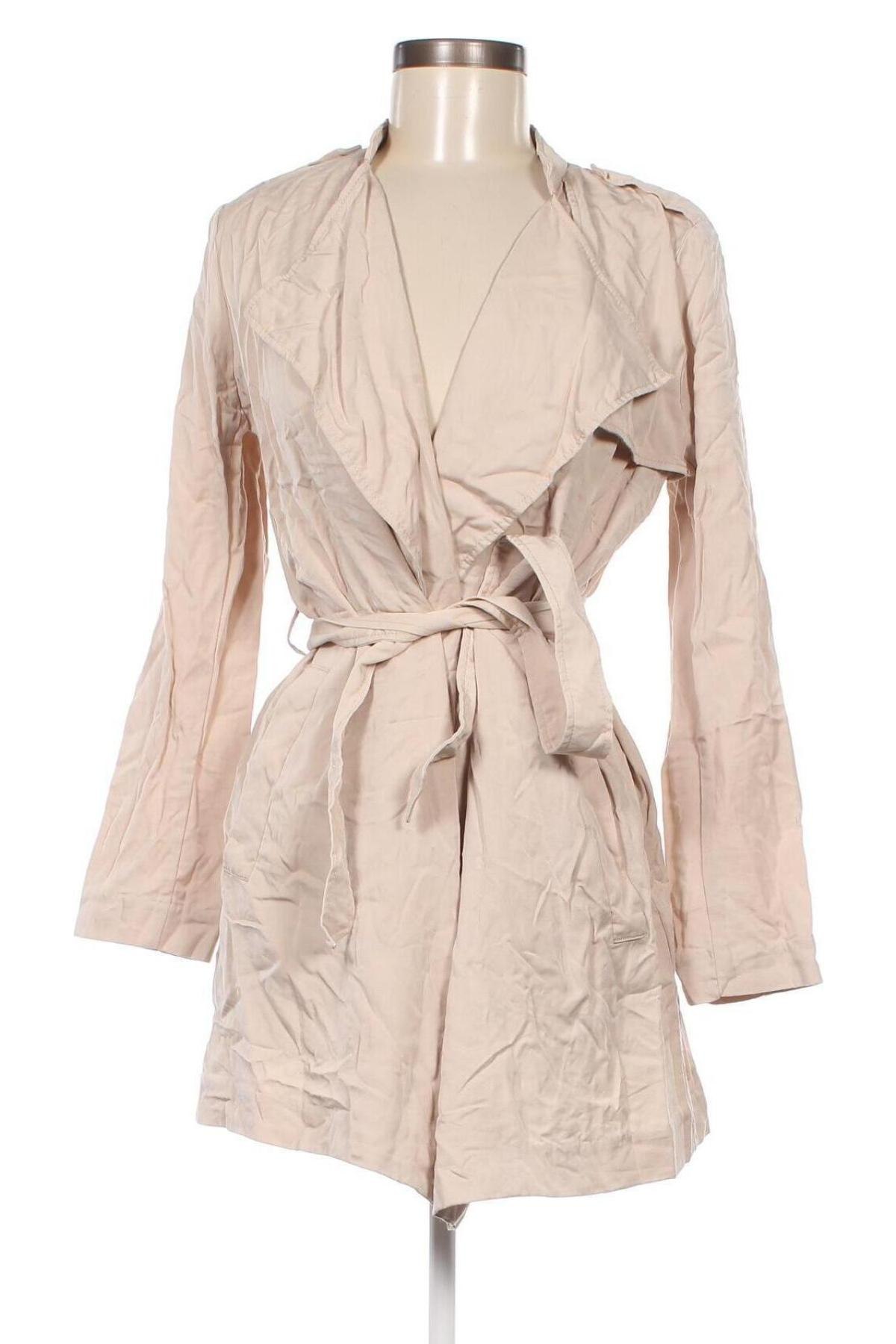 Damen Trenchcoat H&M, Größe S, Farbe Beige, Preis 11,48 €