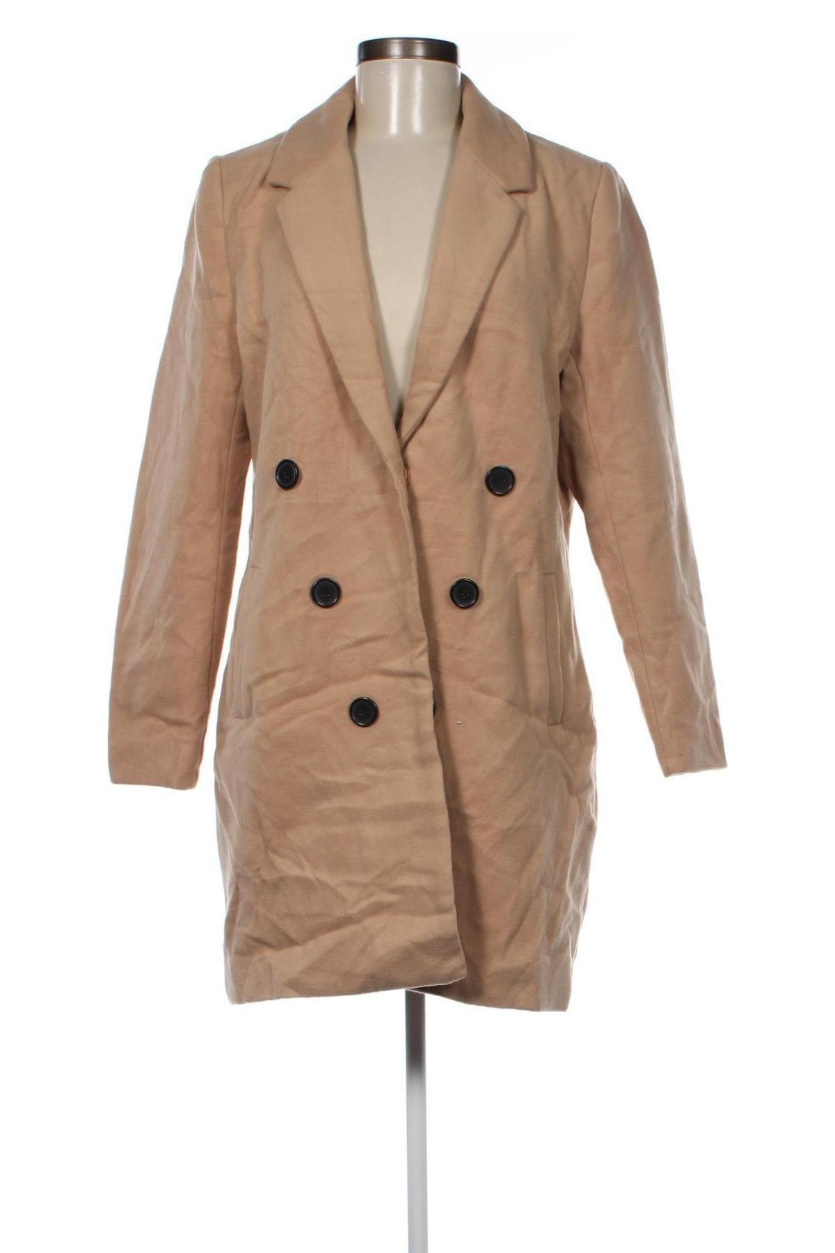 Palton de femei Boohoo, Mărime M, Culoare Ecru, Preț 35,20 Lei