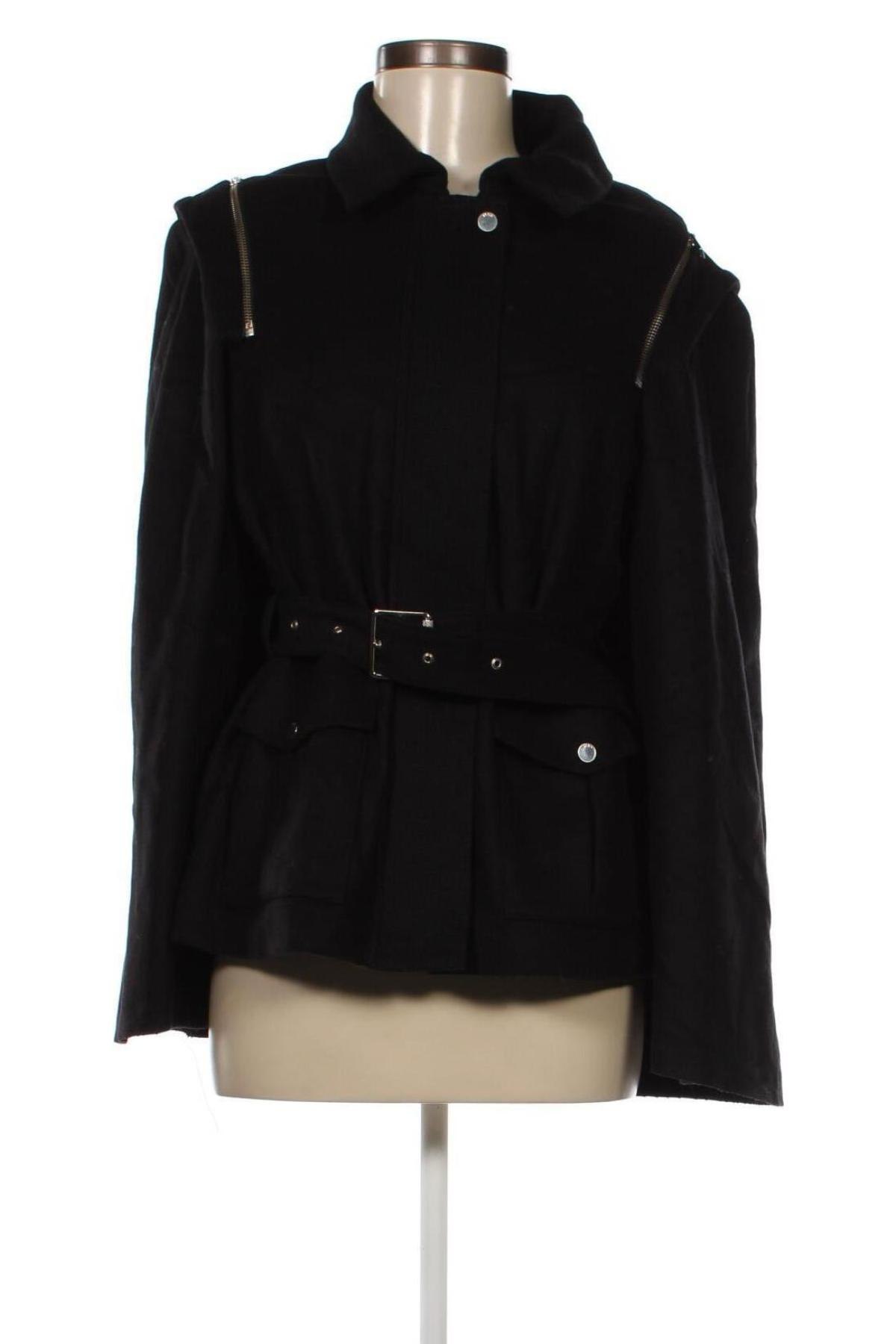 Γυναικείο παλτό IKKS, Μέγεθος M, Χρώμα Μαύρο, Τιμή 36,37 €