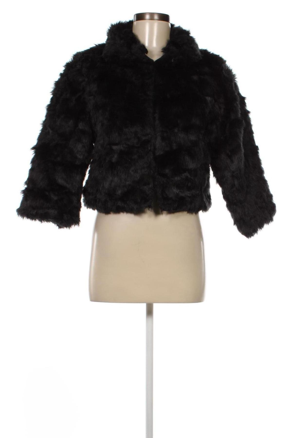 Γυναικείο παλτό Lefties, Μέγεθος XL, Χρώμα Μαύρο, Τιμή 66,19 €