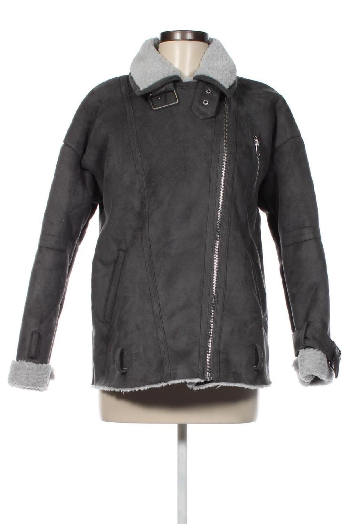 Γυναικείο παλτό Noisy May, Μέγεθος M, Χρώμα Γκρί, Τιμή 19,86 €
