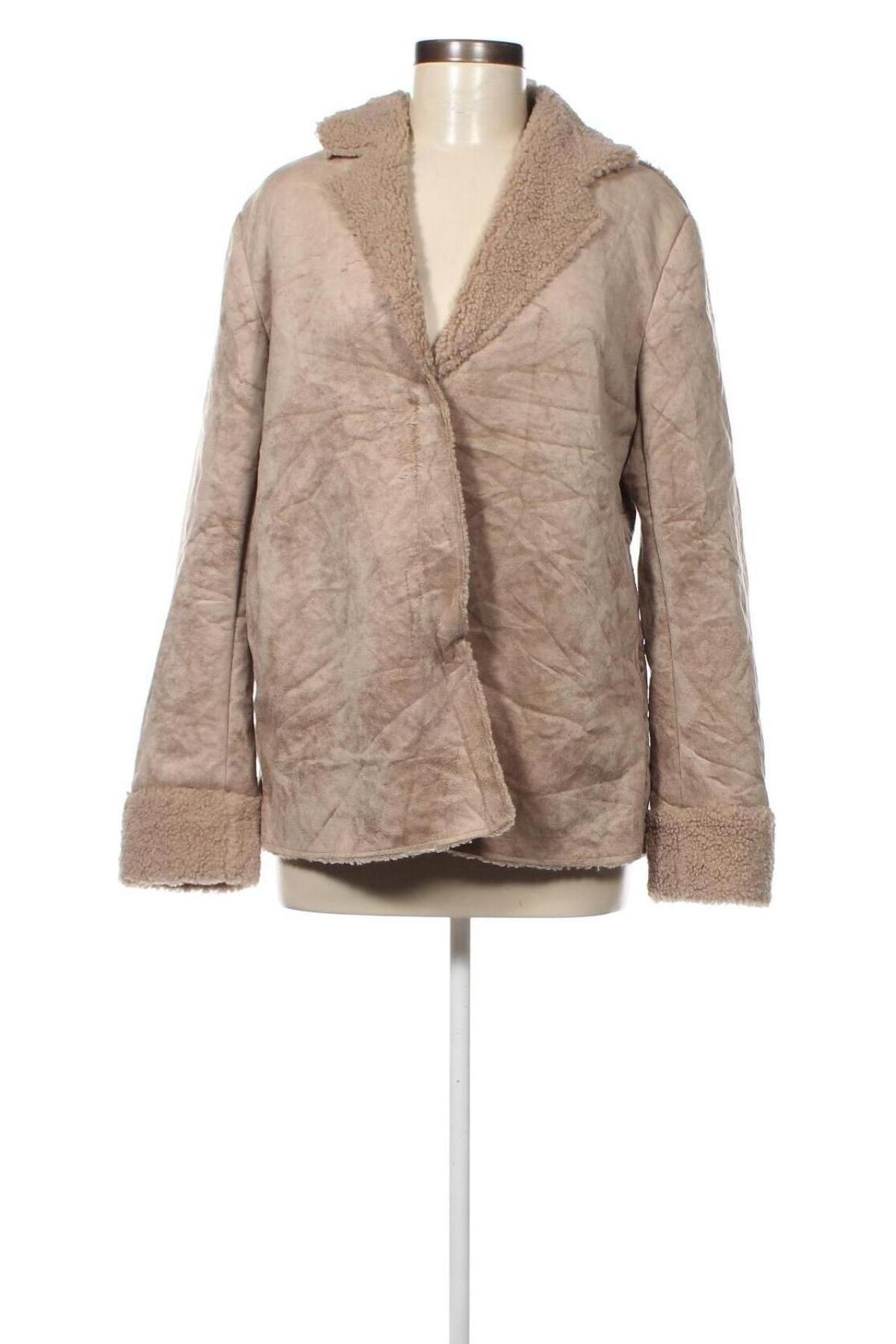 Damenmantel Solitaire, Größe L, Farbe Beige, Preis € 6,05