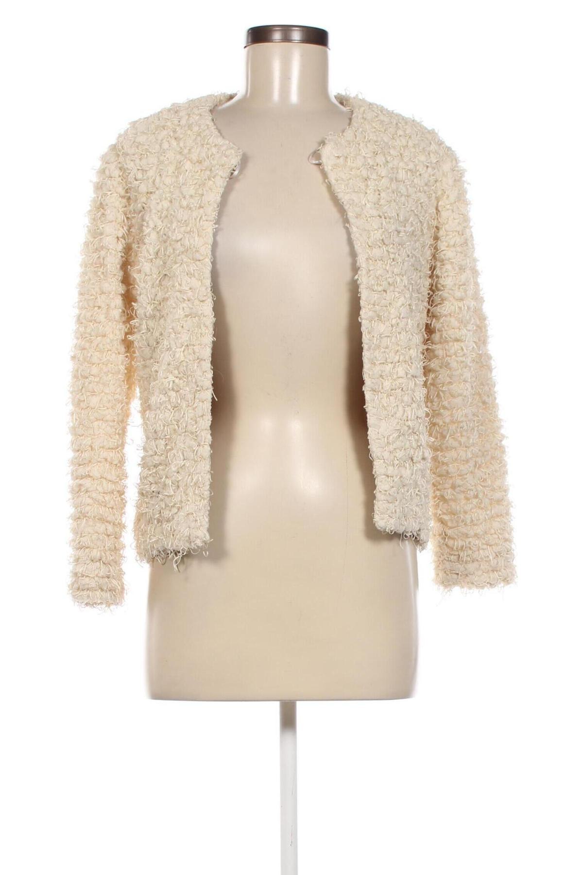 Дамско сако H&M, Размер XS, Цвят Екрю, Цена 21,50 лв.