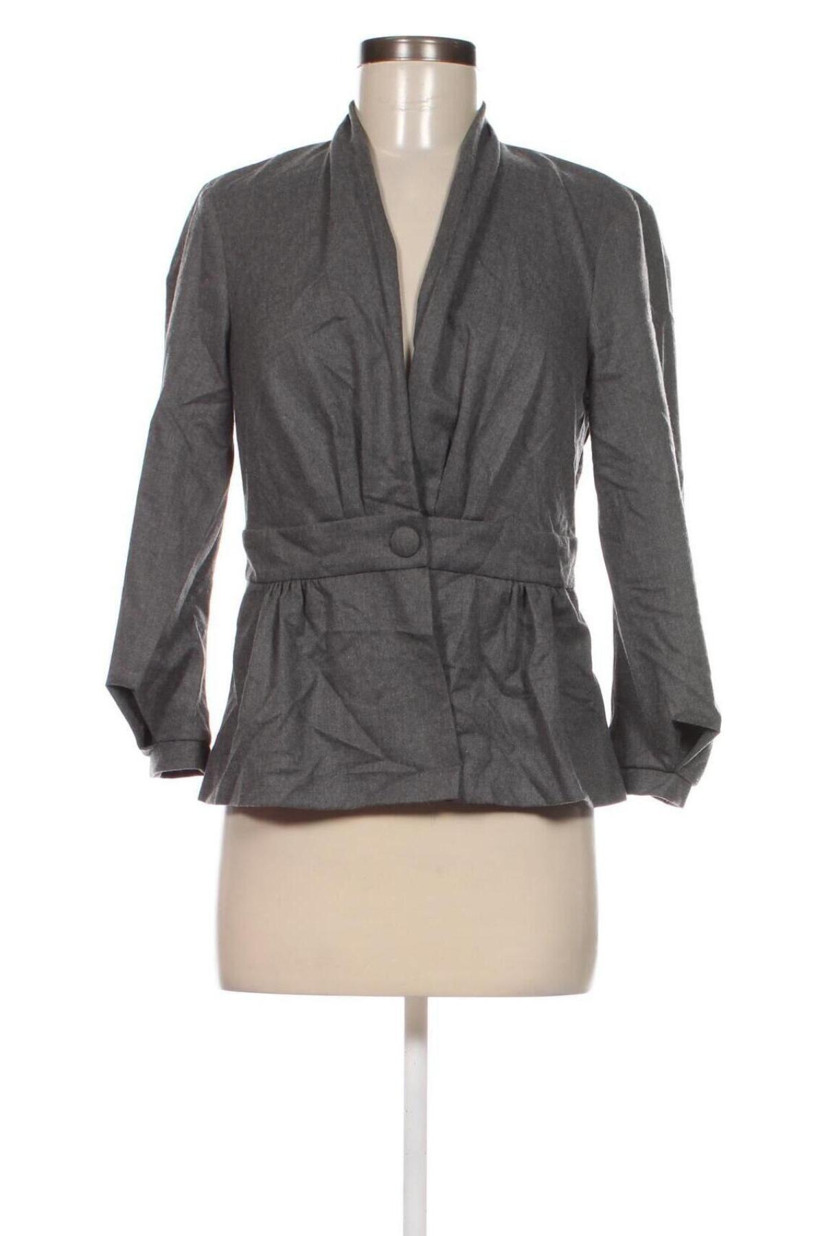 Damen Blazer Zara, Größe S, Farbe Grau, Preis € 3,08