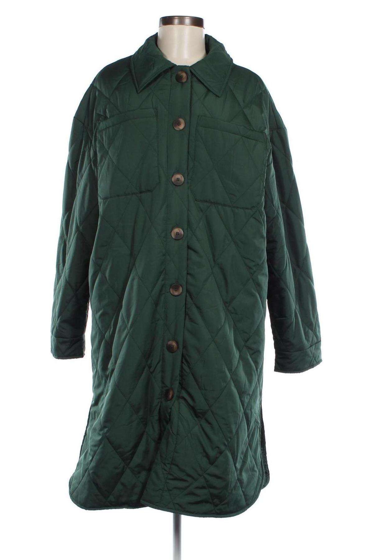 Γυναικείο μπουφάν VILA, Μέγεθος M, Χρώμα Πράσινο, Τιμή 14,37 €