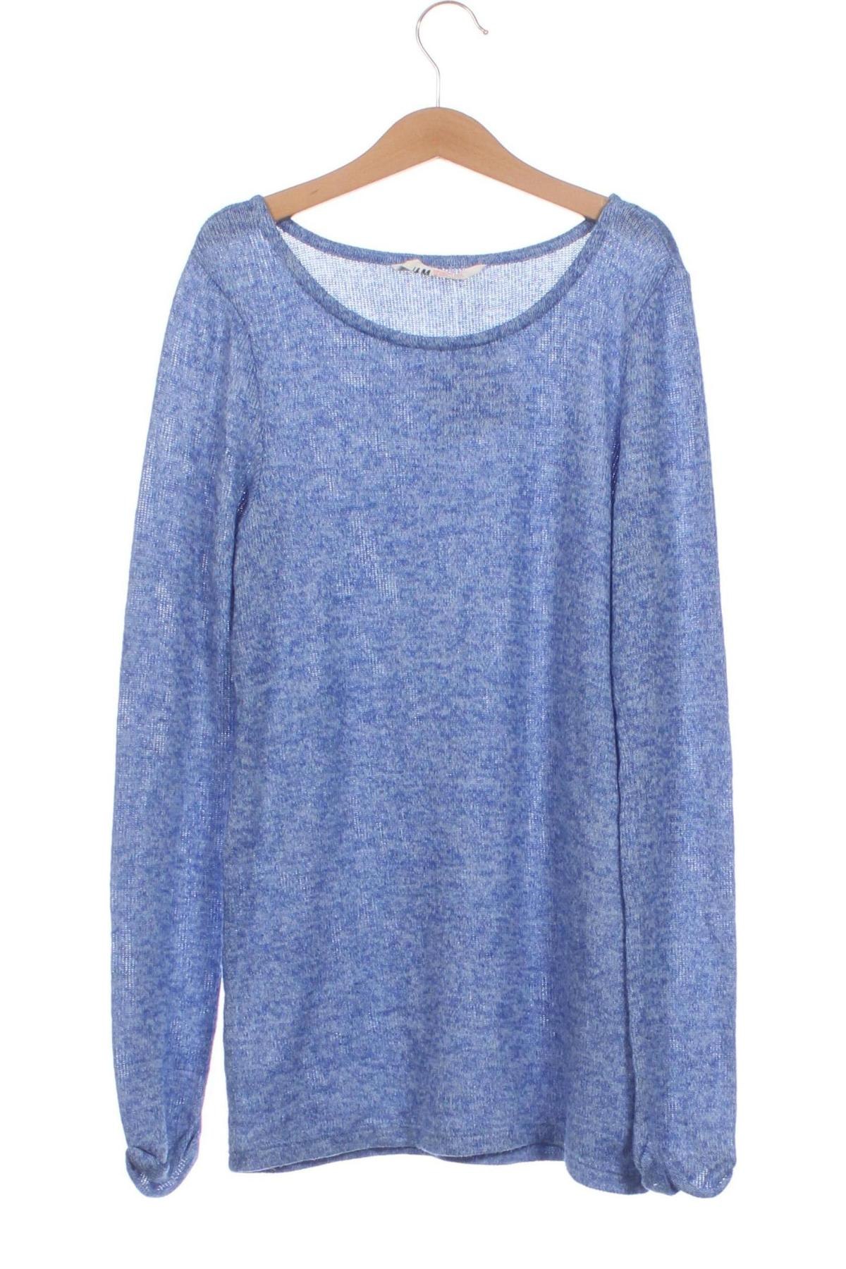Детска блуза H&M, Размер 12-13y/ 158-164 см, Цвят Син, Цена 5,76 лв.