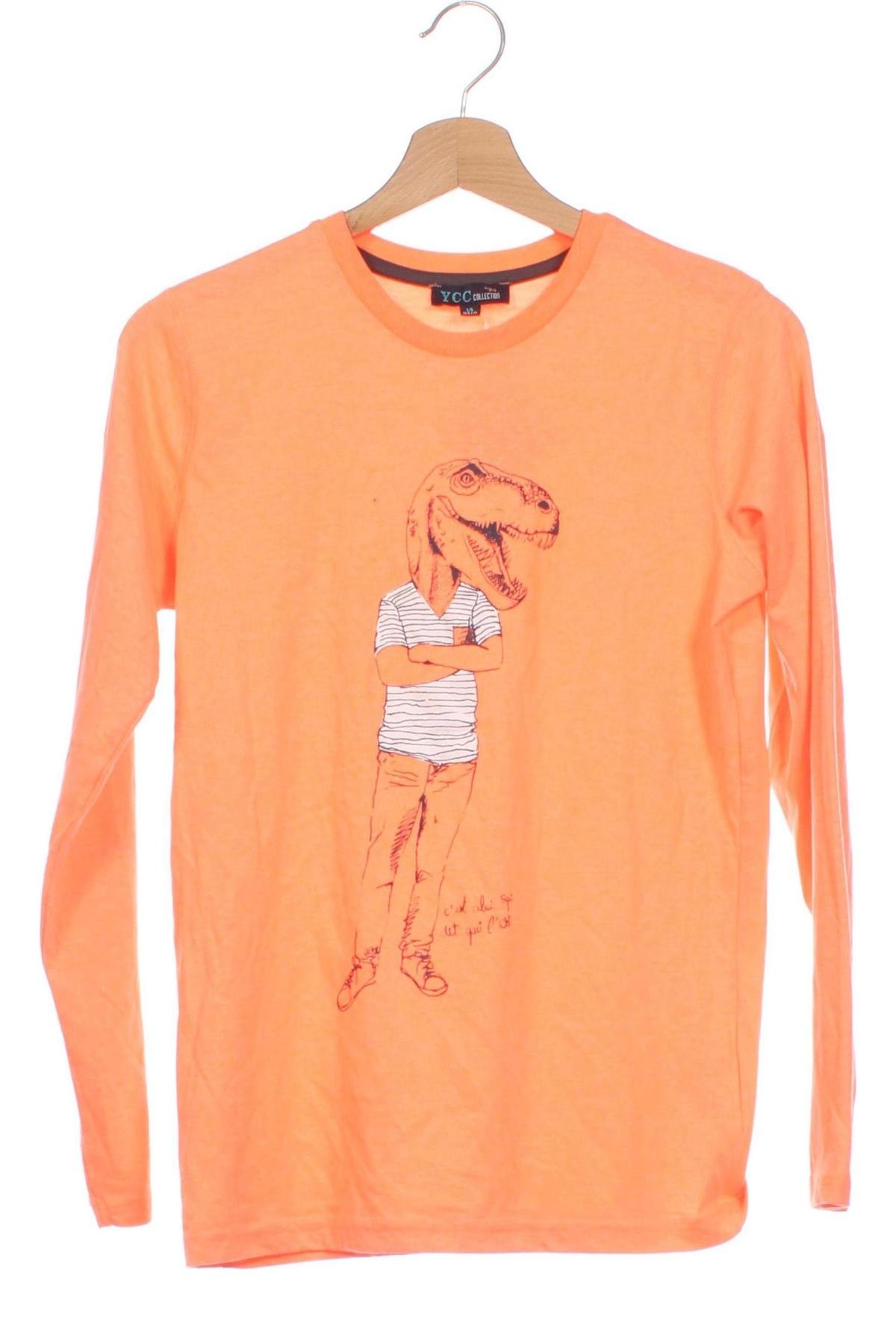 Детска блуза YCC, Размер 12-13y/ 158-164 см, Цвят Оранжев, Цена 4,68 лв.
