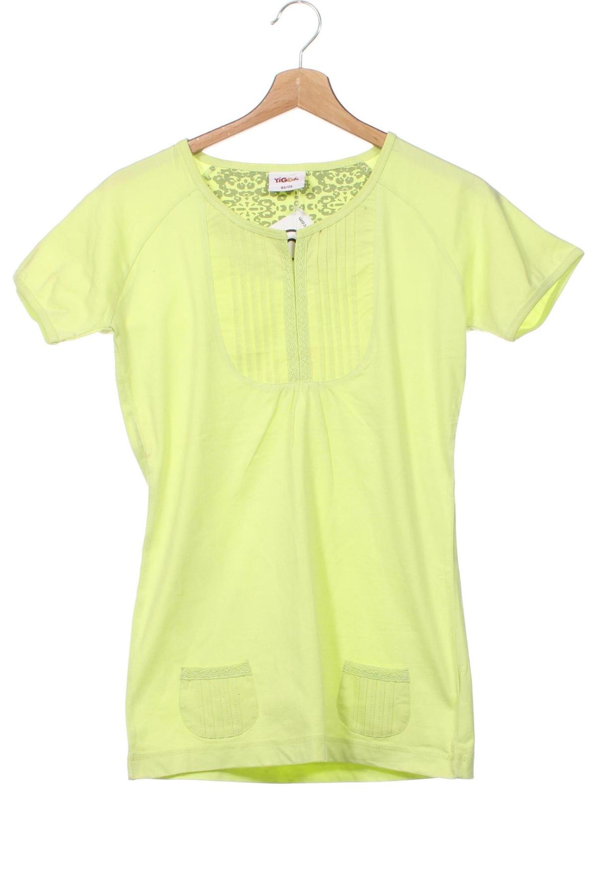 Παιδική μπλούζα Yigga, Μέγεθος 13-14y/ 164-168 εκ., Χρώμα Κίτρινο, Τιμή 1,59 €