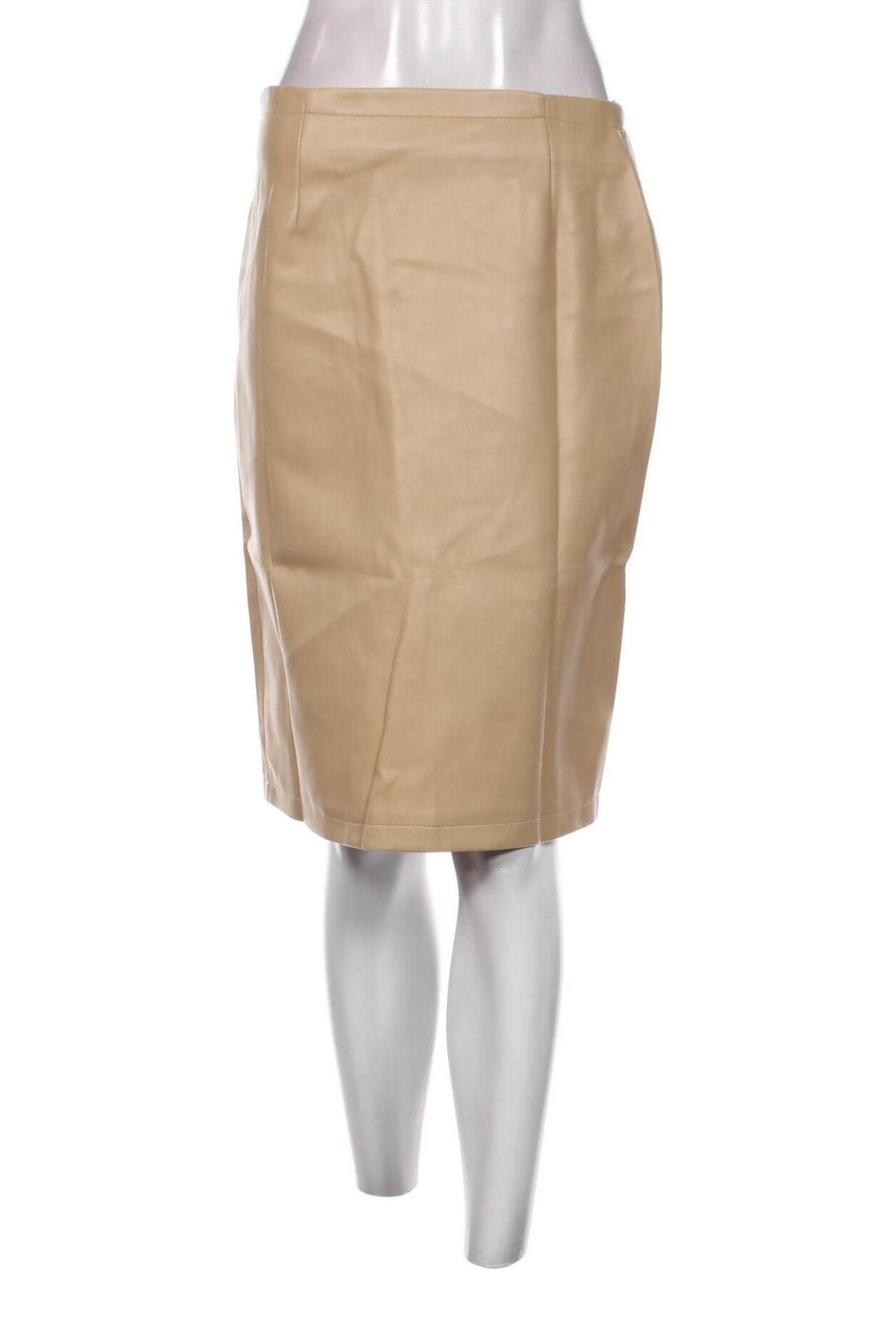 Kožená sukňa , Veľkosť S, Farba Béžová, Cena  3,32 €