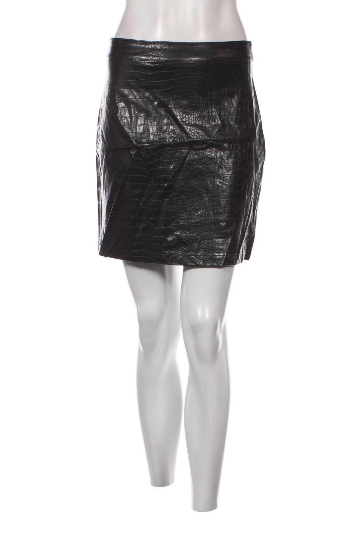 Kožená sukňa  Amisu, Veľkosť S, Farba Čierna, Cena  2,63 €
