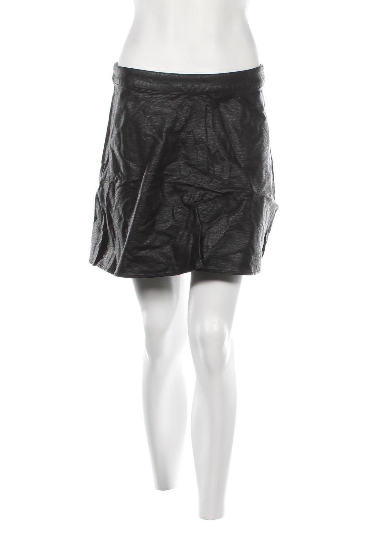 Kožená sukně  H&M Divided, Velikost M, Barva Černá, Cena  60,00 Kč